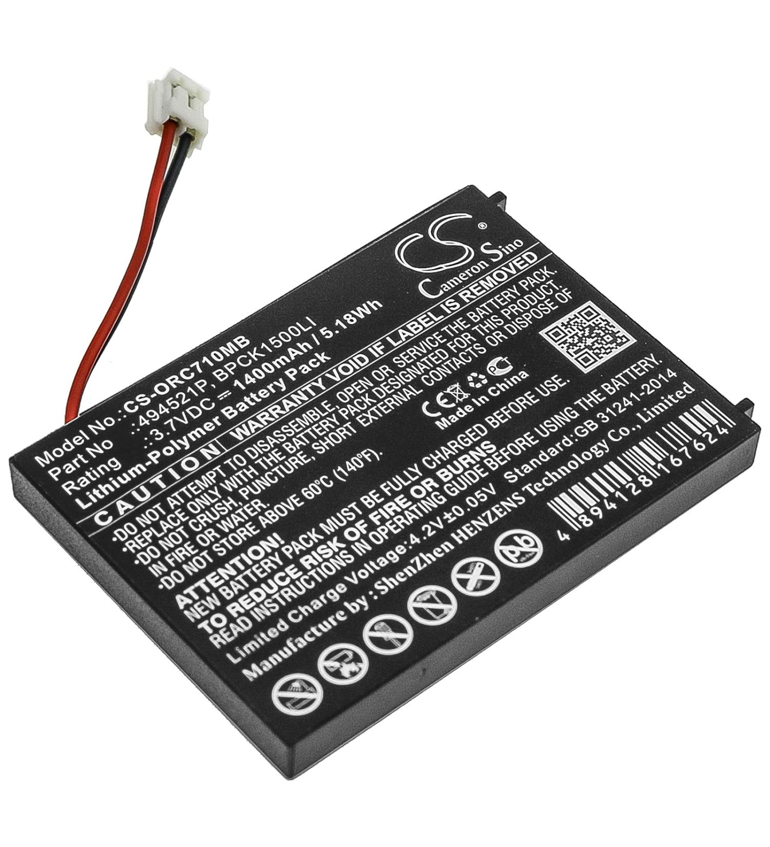 Buy Compatible Battery for Audioline BabySense 5 V120 V130 V131 V132 V150 - 1400mAh P/N: 494521P BPCK1500LI | International Shipping - Buy Online on GoSupps.com