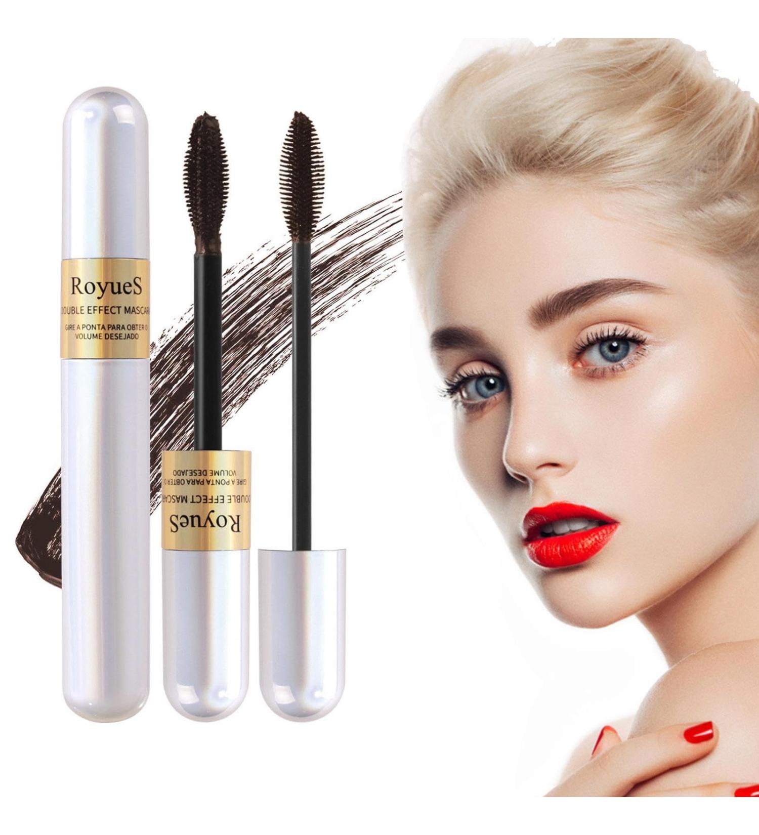 Lengthening Mascara | Black Volume and Length | Mascara Extensions Eye Makeup Feathery Soft Full Lashes for Lifting Curling Pochy Brown - Buy Online on GoSupps.com
