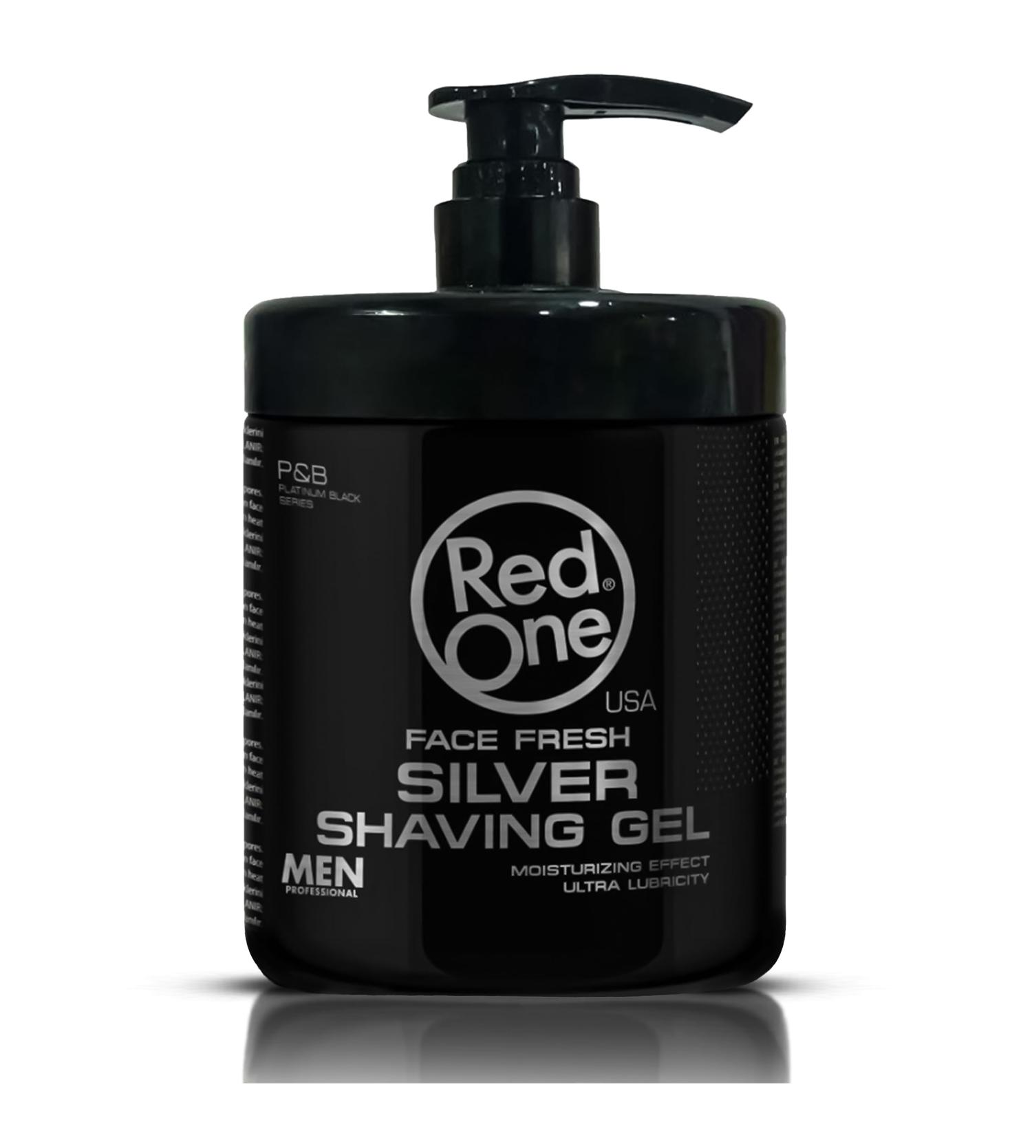 Redone Face Fresh Shaving Gel 1000ml - Transparent Razor Gel for Men | No Foam | Ideal for Contours | Barbershop Quality | Masculine Fragrance (Silver) - Buy Online on GoSupps.com