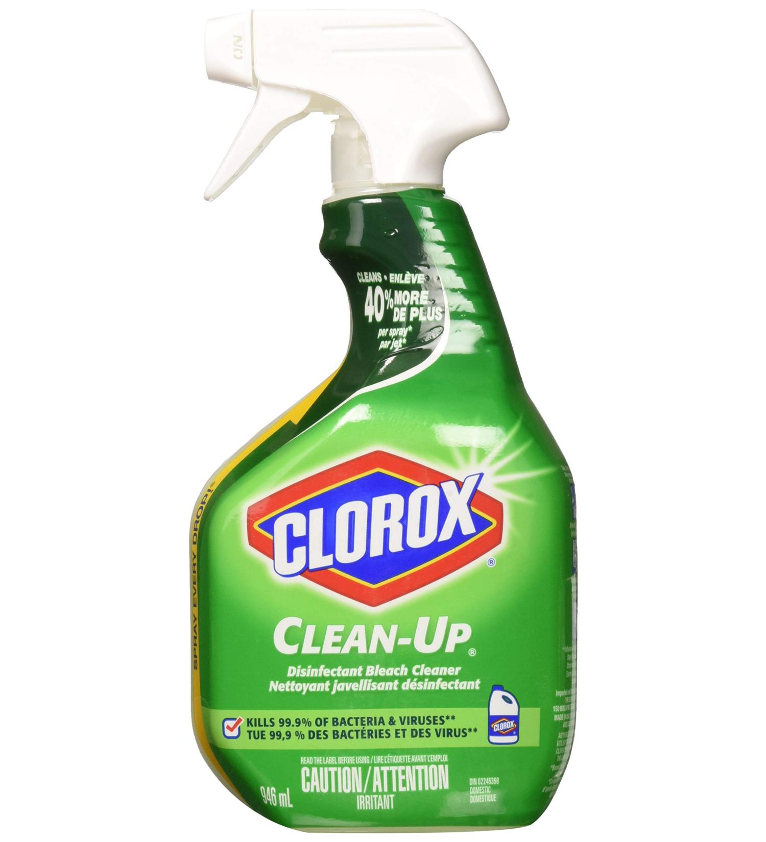 Clorox Clean-Up Cleaner Spray with Bleach 32 fl.oz. Pack of 2 - 946 ml - Buy Online on GoSupps.com
