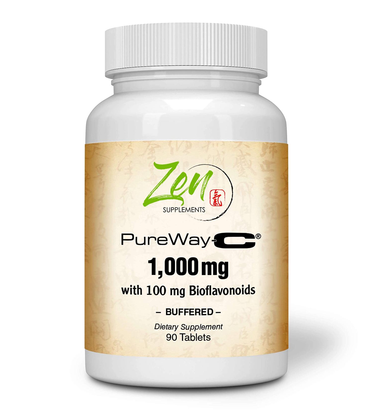 Buffered Vitamin C 1000mg - Advanced Vitamin C Supplement with Rose HIPS Bioflavonoid Complex & More - Immune System & Antioxidant Support -Non-GMO 90 Ascorbic Acid Powder Tablets - Buy Online on GoSupps.com