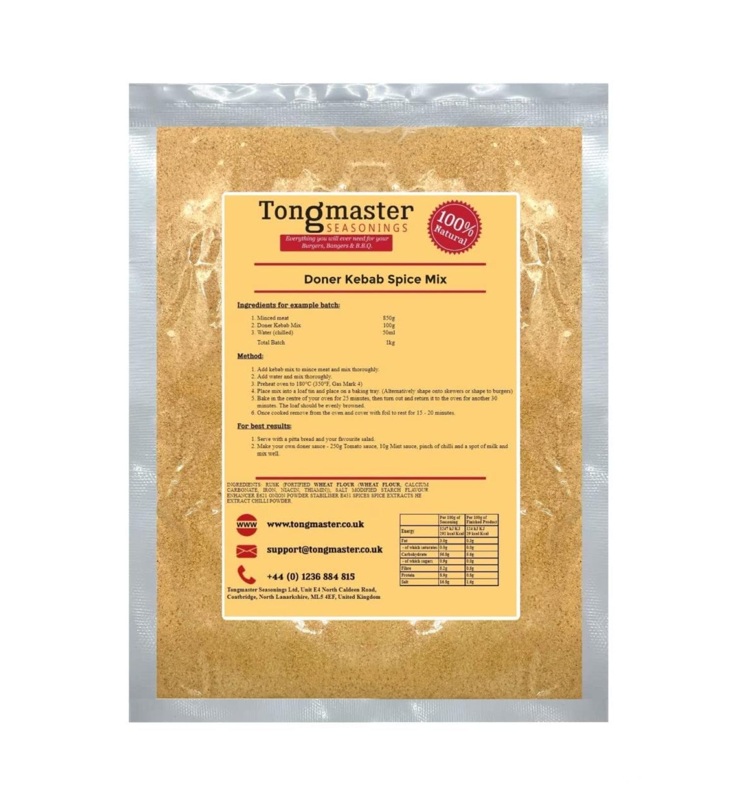 Tongmaster Takeaway Doner Kebab Spice Mix 500 g