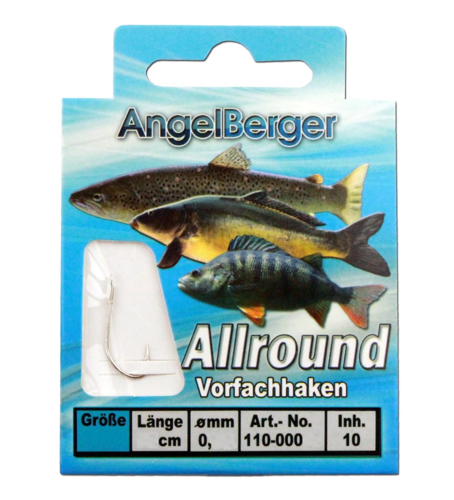 Angel Berger leader hooks tied hooks all-round size 10 0.18mm