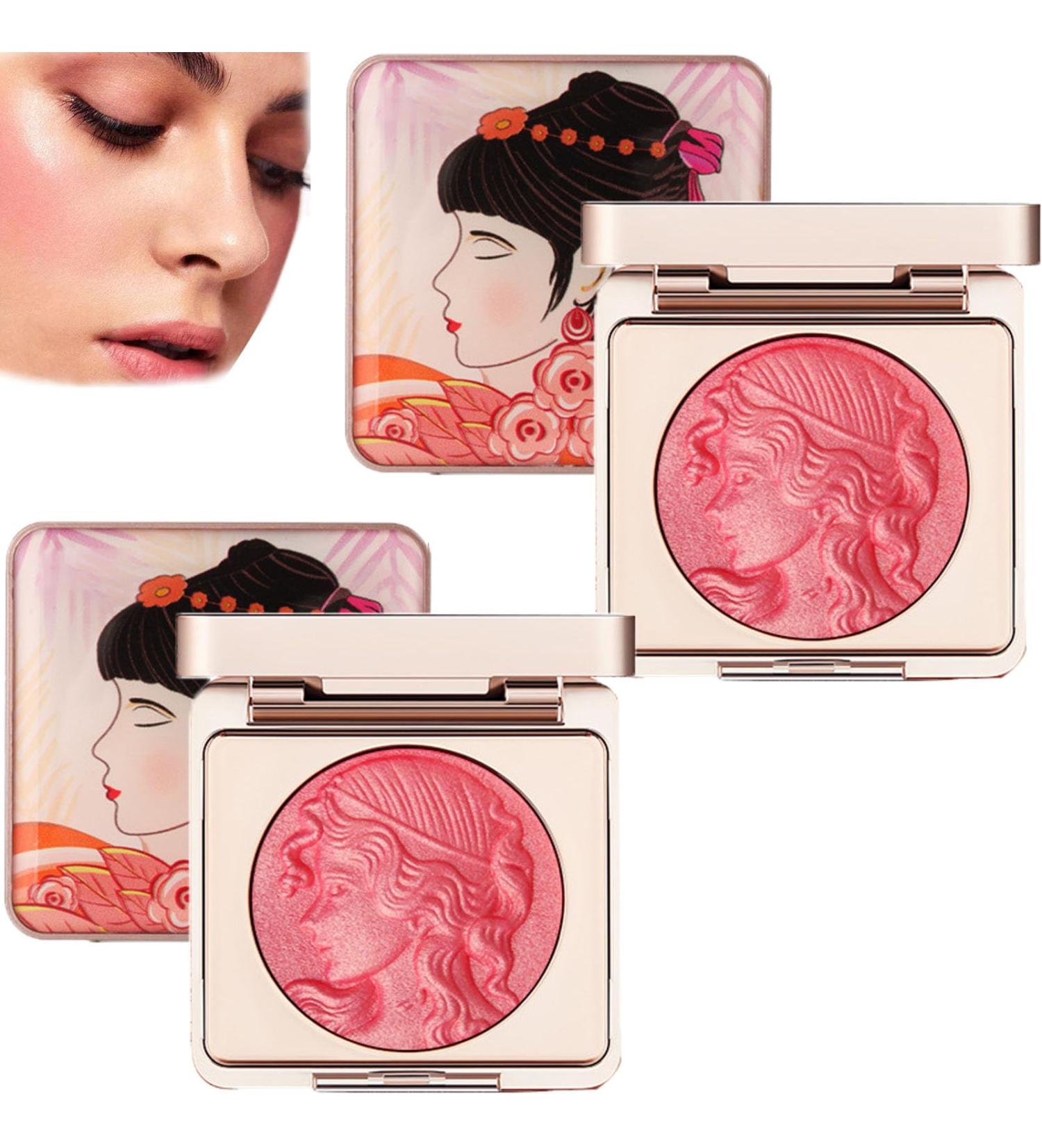 Embossed Smooth Powder Blush Palette for Cheeks Powder Blush for Cheeks Glow Blush for Cheeks Embossed Girl Blush Matte Face Powder Blush Palette Natural Makeup Radiant Finish (01#*2 One Size) 01#*2 One Size - Buy Online on GoSupps.com