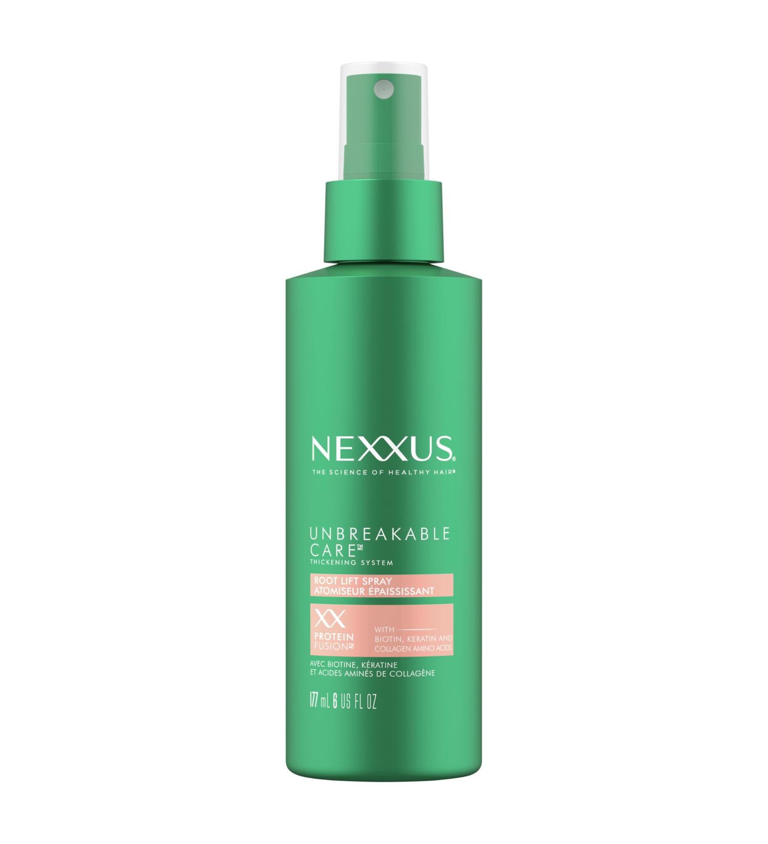 Nexxus Root Lift Thickening Spray Unbreakable Care with ProteinFusion Blend of Biotin Keratin & Collagen Amino Acids 6 oz - Buy Online on GoSupps.com