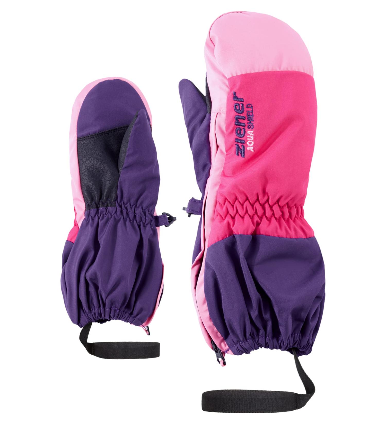 Ziener Baby LEVI AS MINIS glove Ski gloves / winter sports | waterproof breathable 104 dark purple