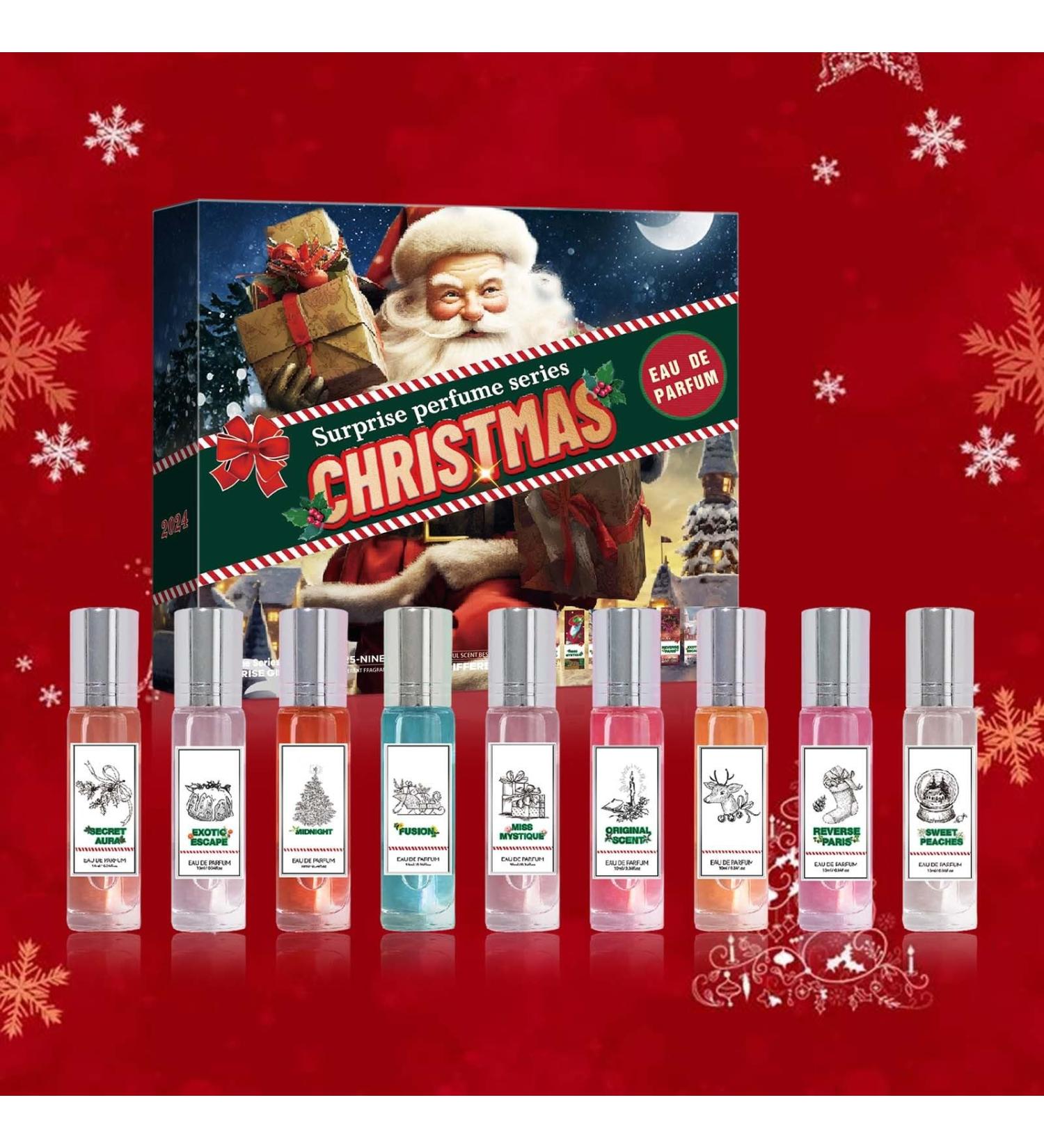 Surprise Perfume Series Christmas Eau De Parfum Set for Women 9 Fragrances (9x10 mL) Christmas Perfumes Fragrance Gifts 3 Fl Oz (Pack of 1) Mixed Fragrances - Buy Online on GoSupps.com