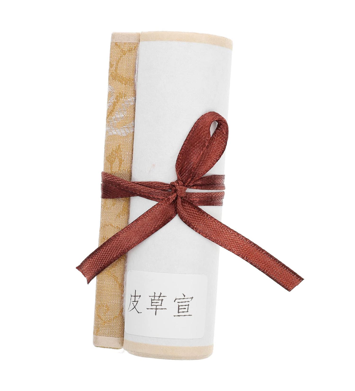 NUOBESTY Rice Paper Scroll Office Decor Wall Blank Scrolls Calligraphy Scroll Handwriting Chinese Painting Assorted Color 1 38X10X2.5CM - Buy Online on GoSupps.com