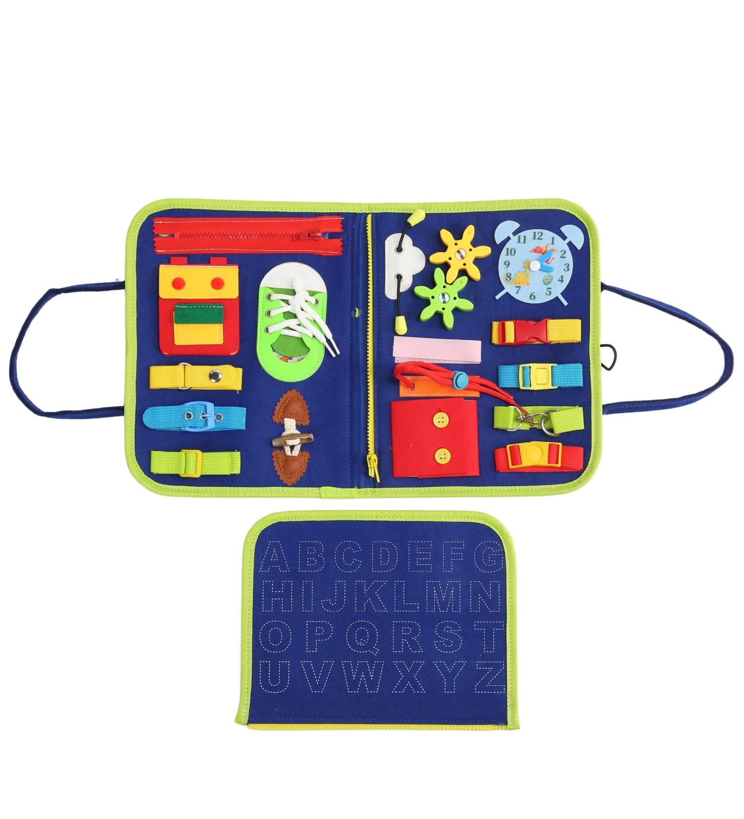 Dementia Sensory Pad Blanket | Alzheimer's Activity Apron & Fear Relief Solutions | Memory Loss Educational Toy Gift - Buy Online on GoSupps.com