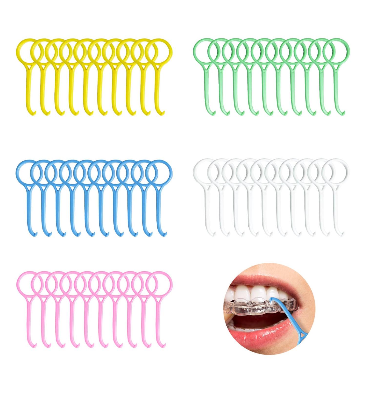 Xnivuis 40-Piece Aligners Distance Tools Set | Invisible Braces Extractor & Aligner Removal Tool - Colorful & Effective - Buy Online on GoSupps.com