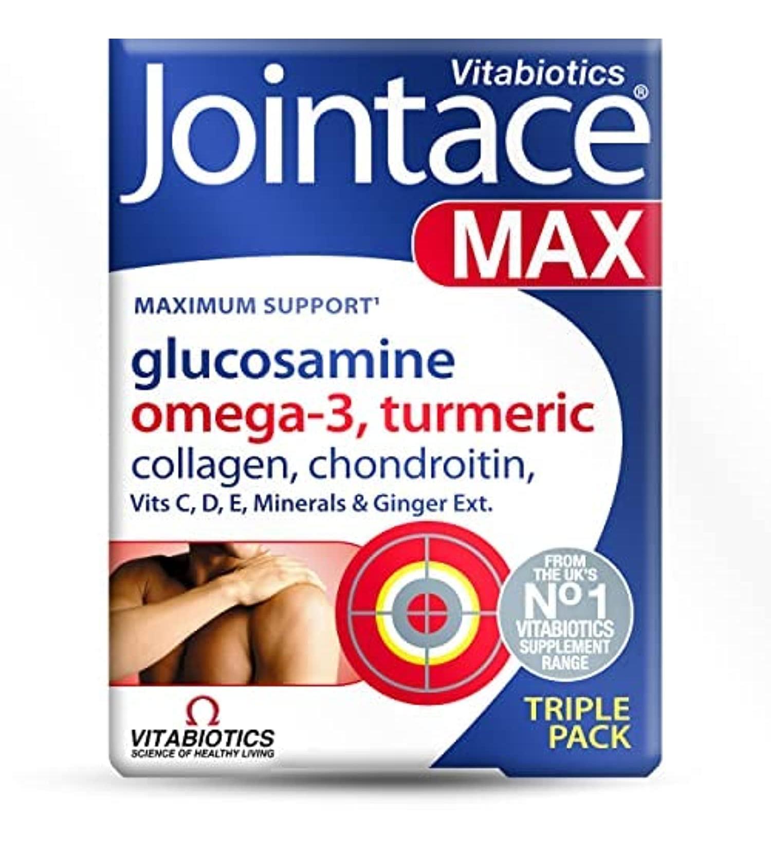 Vitabiotics Jointace Max Tablets - 84 Tablets | Targeted Joint Support Formula - Buy Online on GoSupps.com