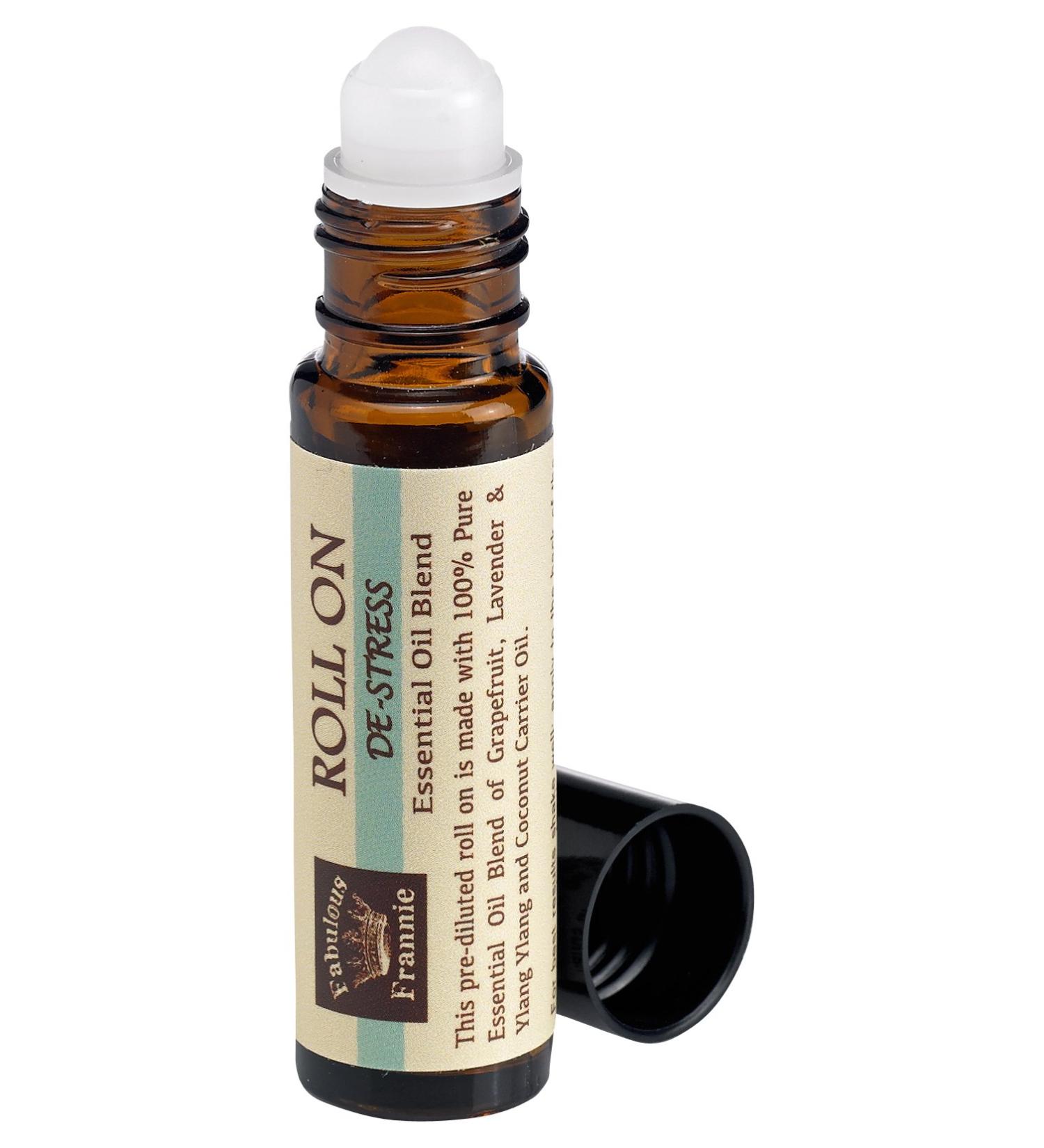 Fabulous Frannie De-Stress Essential Oil Blend Roll-On 10 ml Made with Pure Essential Oils