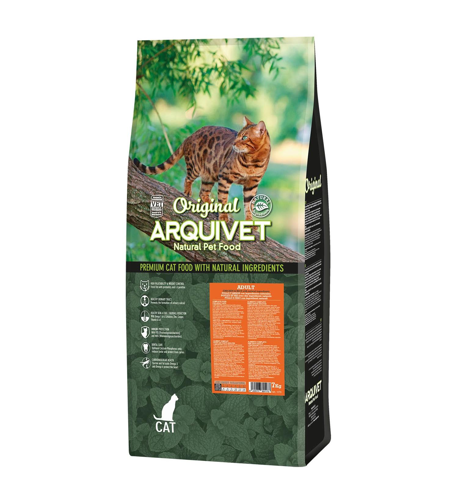 Arquivet -Original - Adult - Cat Food - Chicken and Rice - 7 kg - Buy Online on GoSupps.com