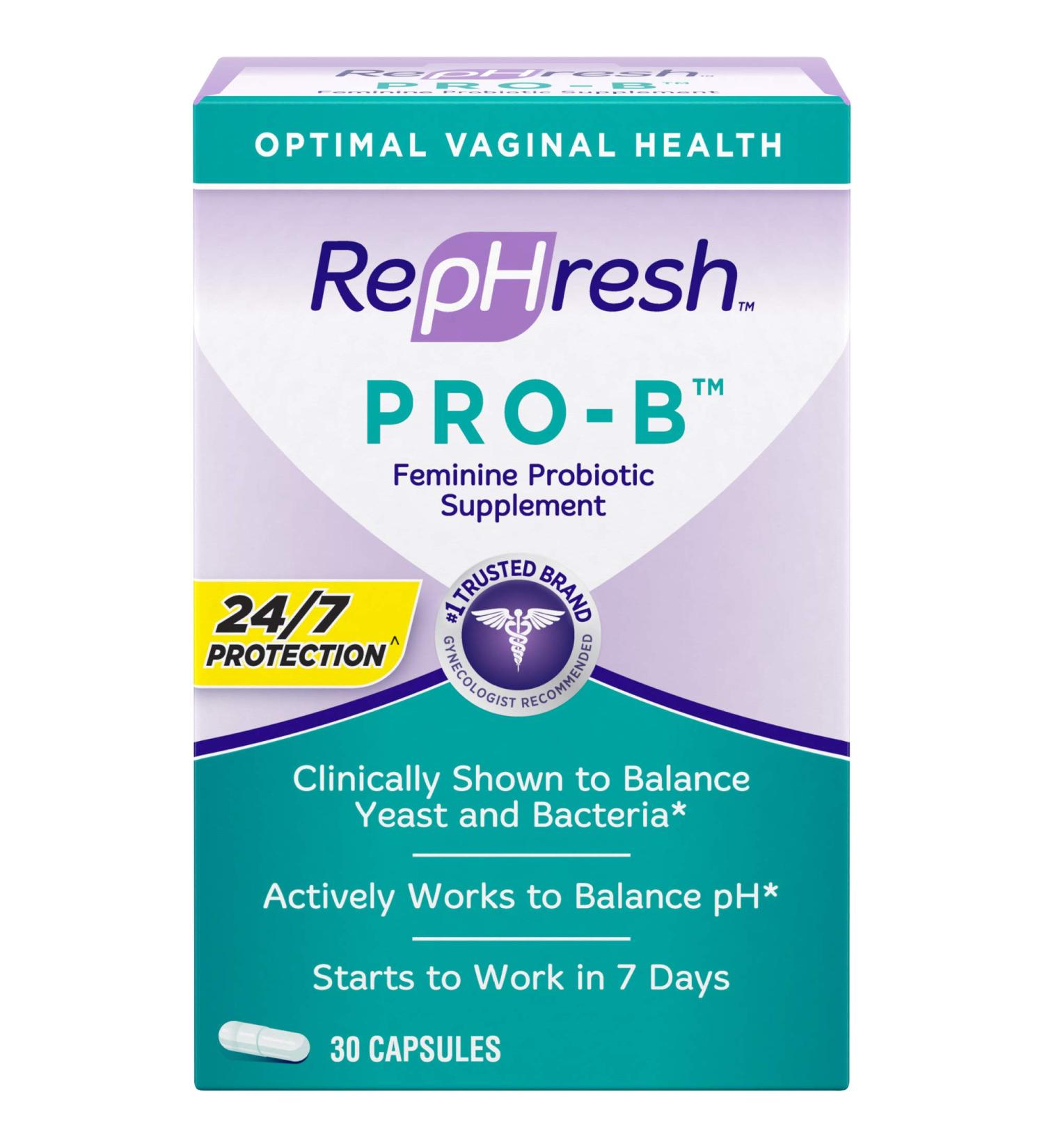 RepHresh Pro B Probiotic for Women - 30 Capsules | Balance & Support - Buy Online on GoSupps.com