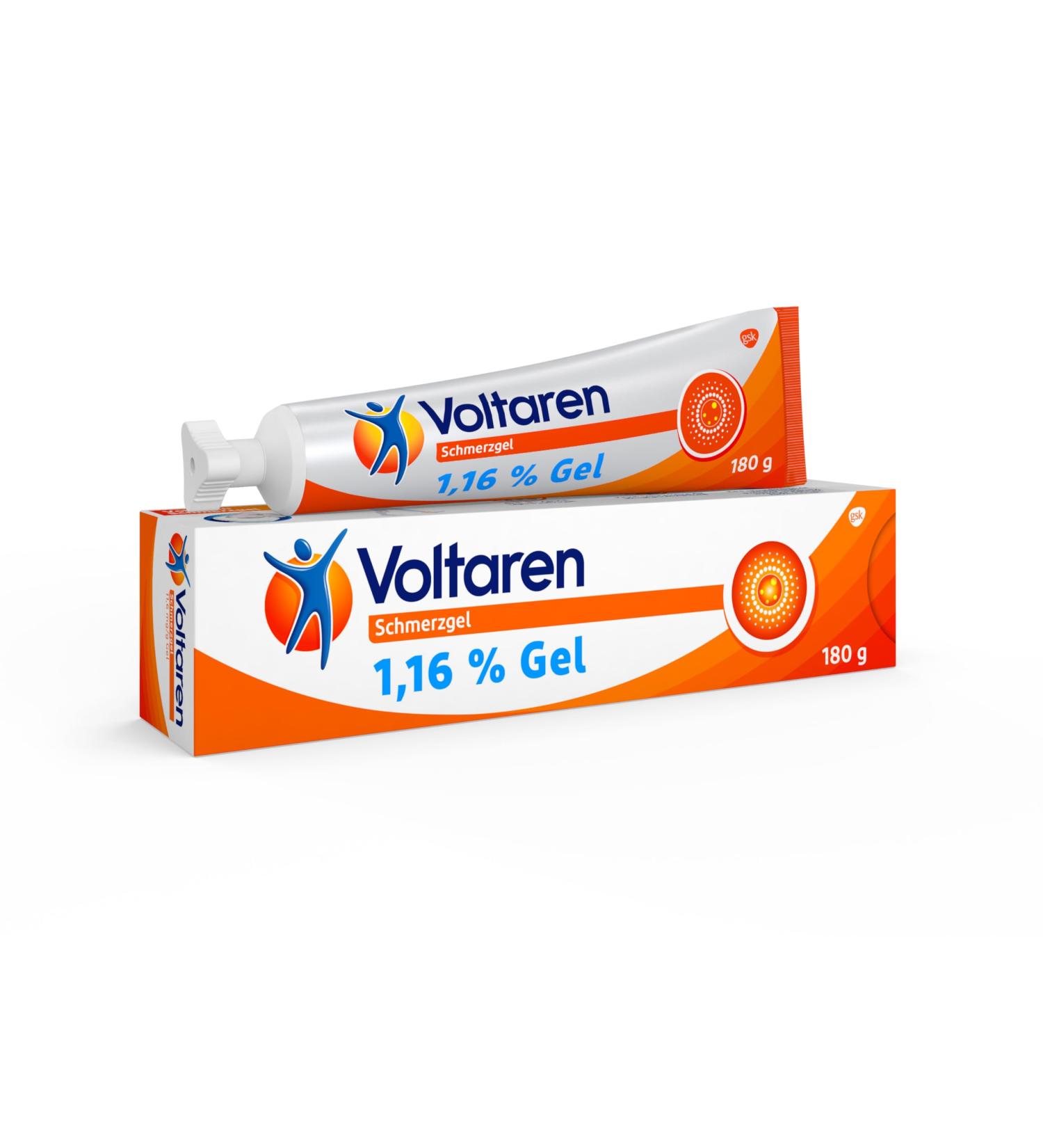 Buy Voltaren Pain Gel 11.6 mg/g - Relief for Muscle Neck Joint & Back Pain | 180g - Fast International Shipping - Buy Online on GoSupps.com