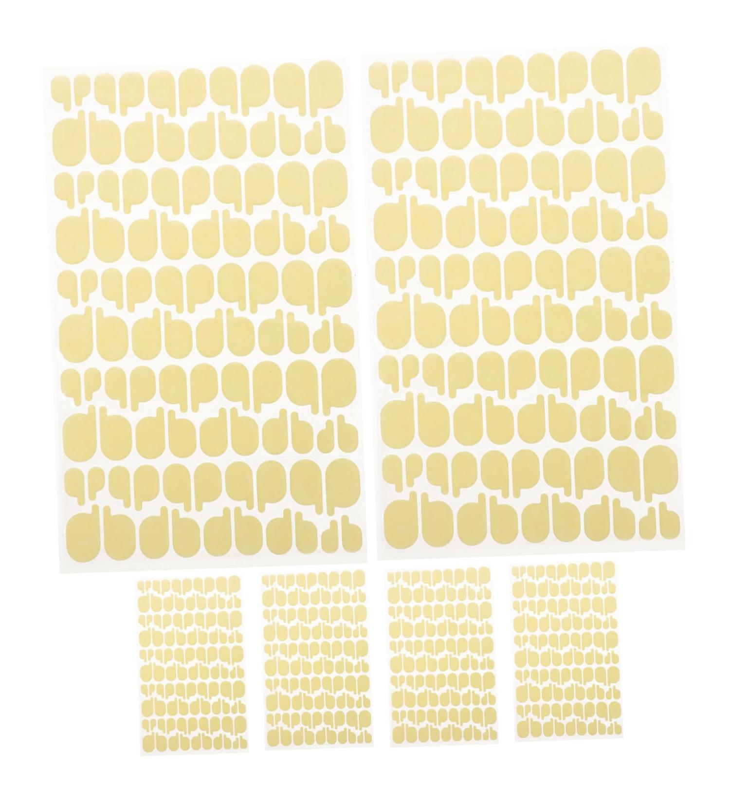 Mikinona 6 Sheets Manicure Tools Double-sided Tape Transparent Stickers Tape Double Sided Two Sided Tape Nail Art Tools Nail Stickers for Press Ons Nail Forms Double Sided Tape White - Buy Online on GoSupps.com