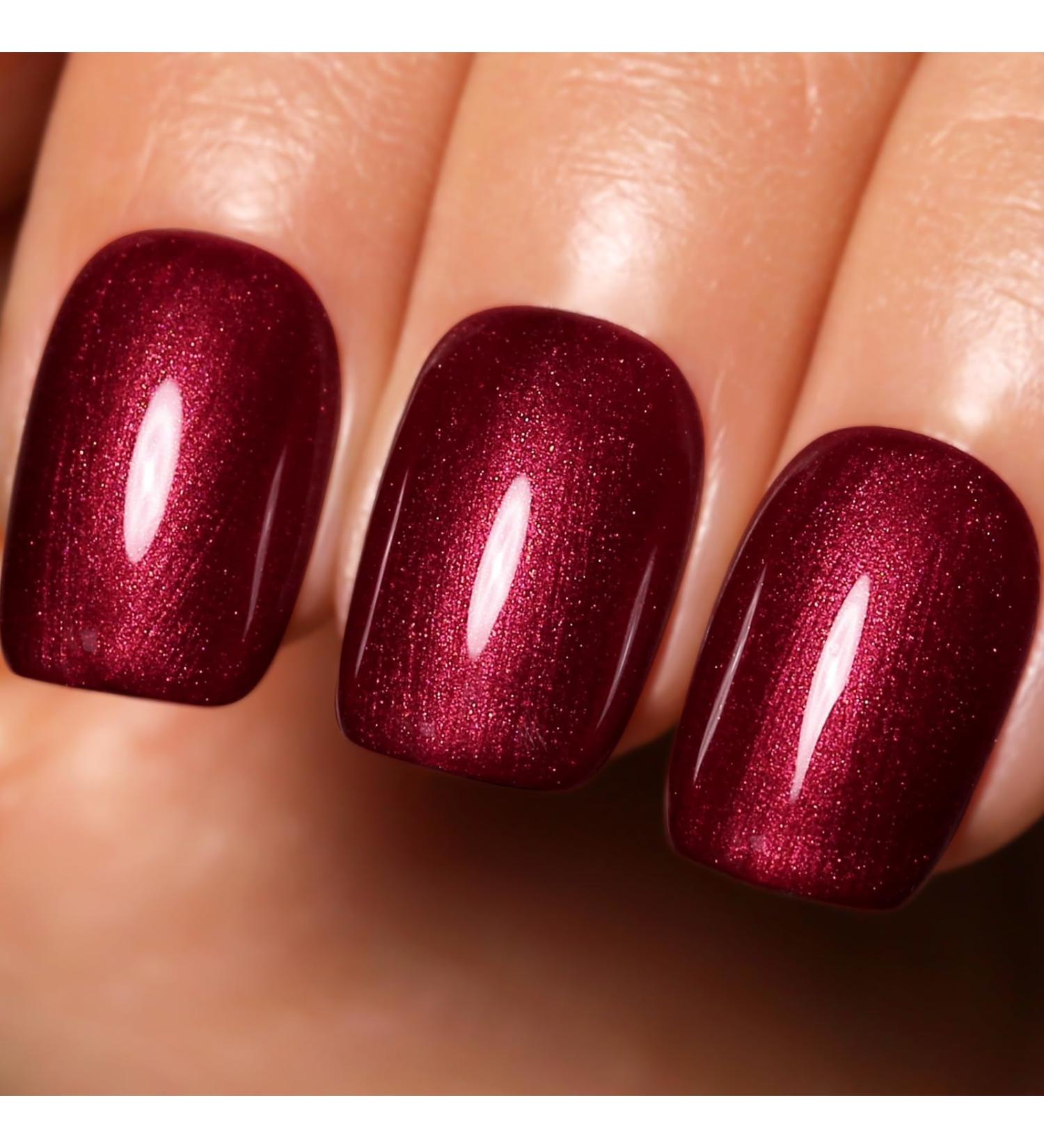 FireDeep Pearl Red Gel Nail Polish 0.54 Fl Oz Large Bottle UV/LED Soak Off Red Gel Polish for Spring and Summer - Buy Online on GoSupps.com