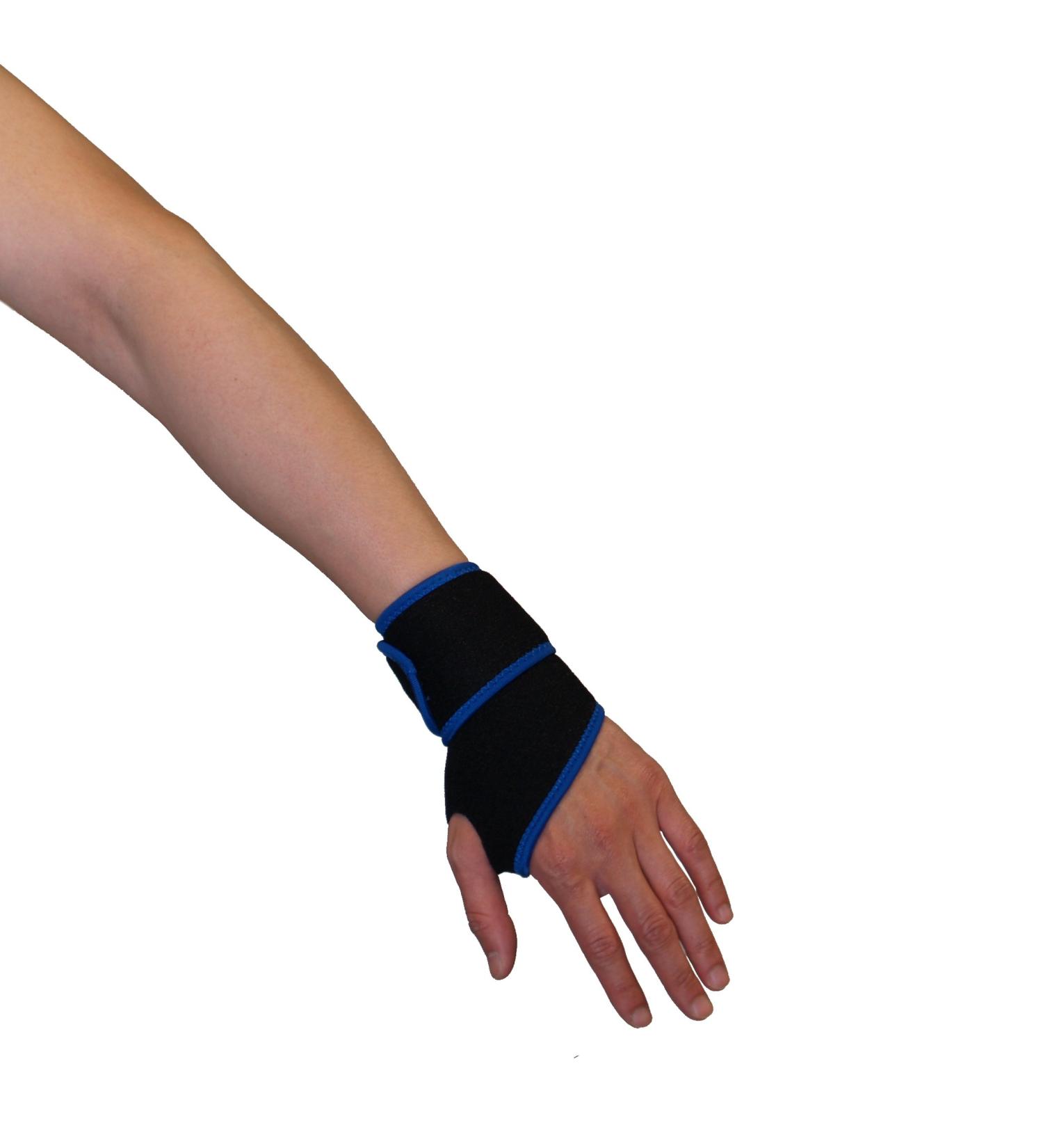 Protexx Wrist Palm Hand Sport Support Brace - Black | International Shipping Available - Buy Online on GoSupps.com