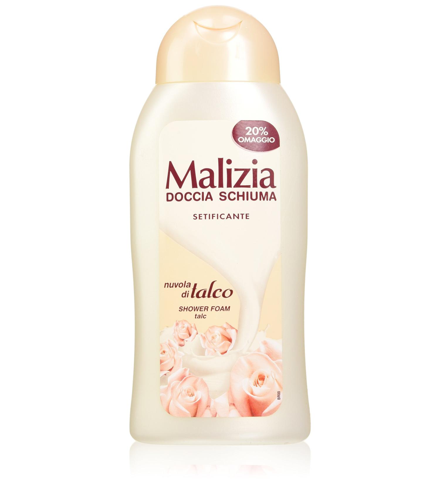 Malizia Shower Foam Talcum Cloud 250+50 ml - Buy Online on GoSupps.com