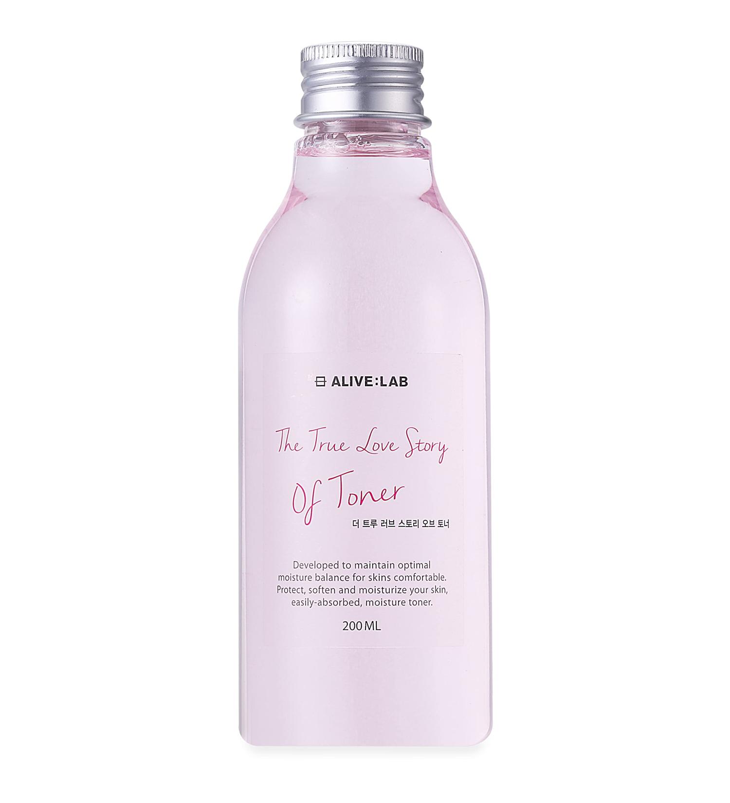 ALIVELAB The True Love Story of Toner - for Face 5.07oz Hydrating for Dry Skin Alcohol Free Fragrance Free k Beauty Toner