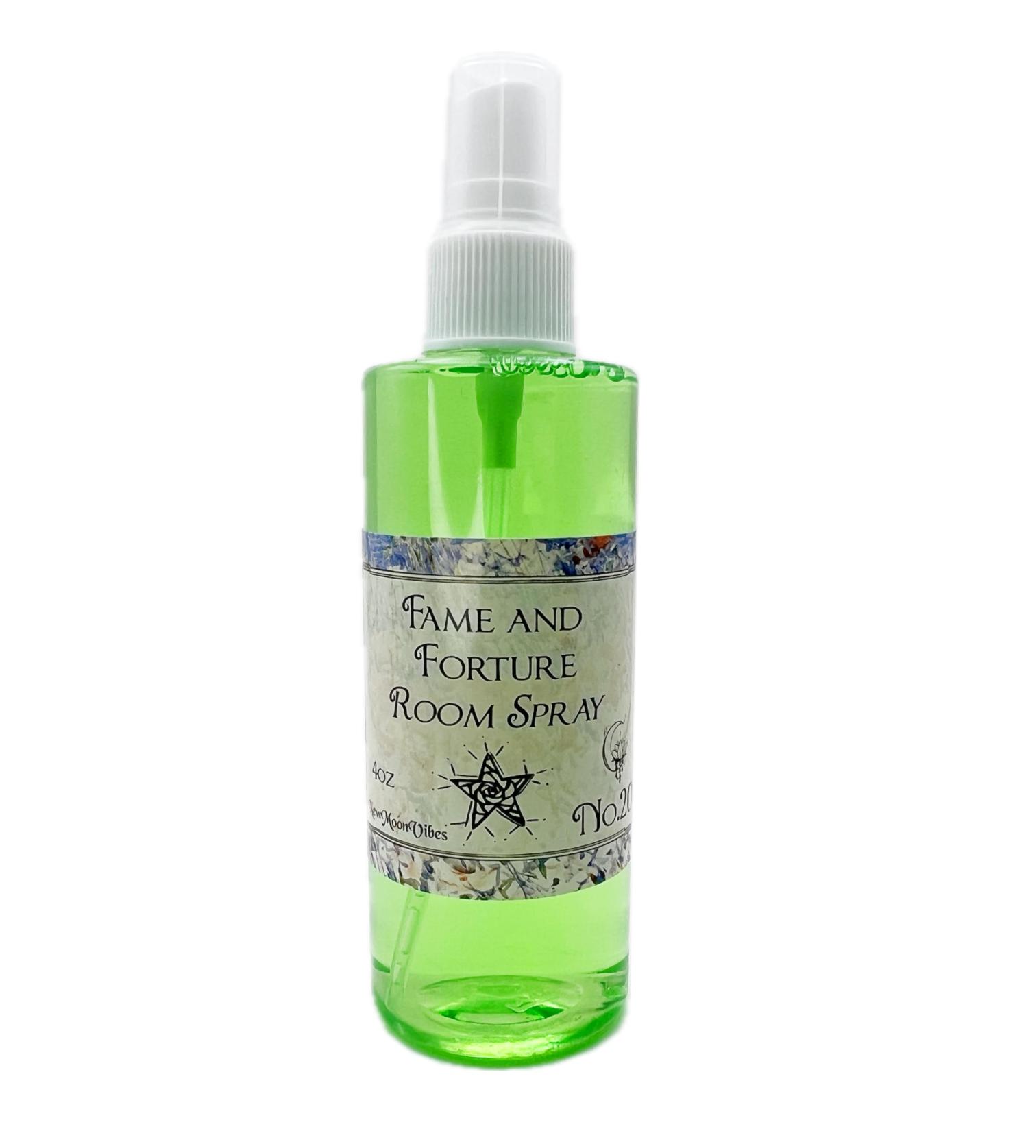 Fame and Fortune Room Spray - Admiration Allure Famous Favor Success Abundance Prosperity Wealth Ritual Spells - Handmade with Essential Oils & Herbs- Wicca Pagan Hoodoo Magick Manifestation - Buy Online on GoSupps.com