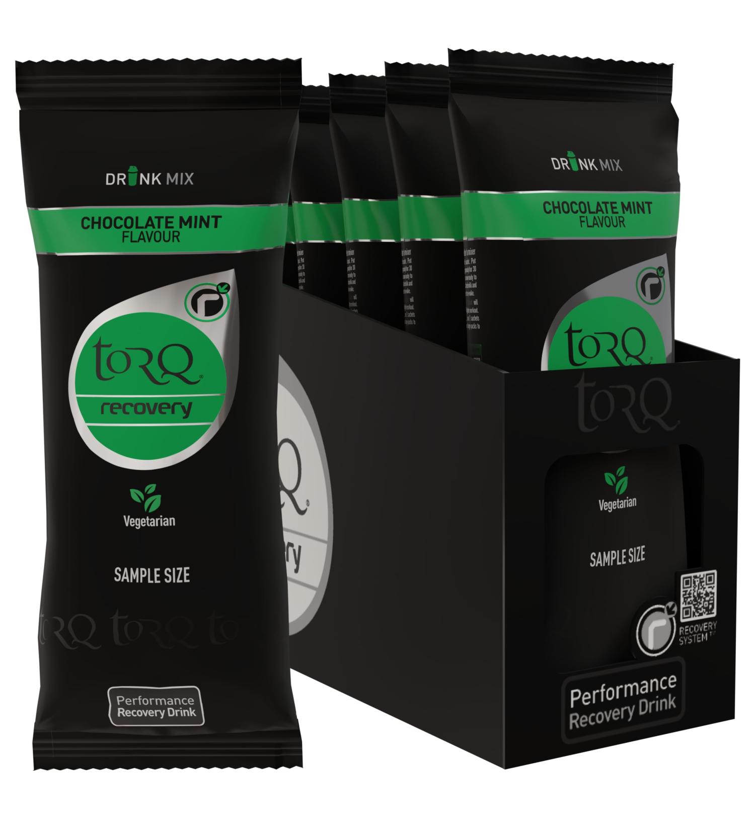 TORQ RECOVERY DRINK SINGLE SERVE SACHETS 10X 50G CHOCOLATE MINT - Buy Online on GoSupps.com