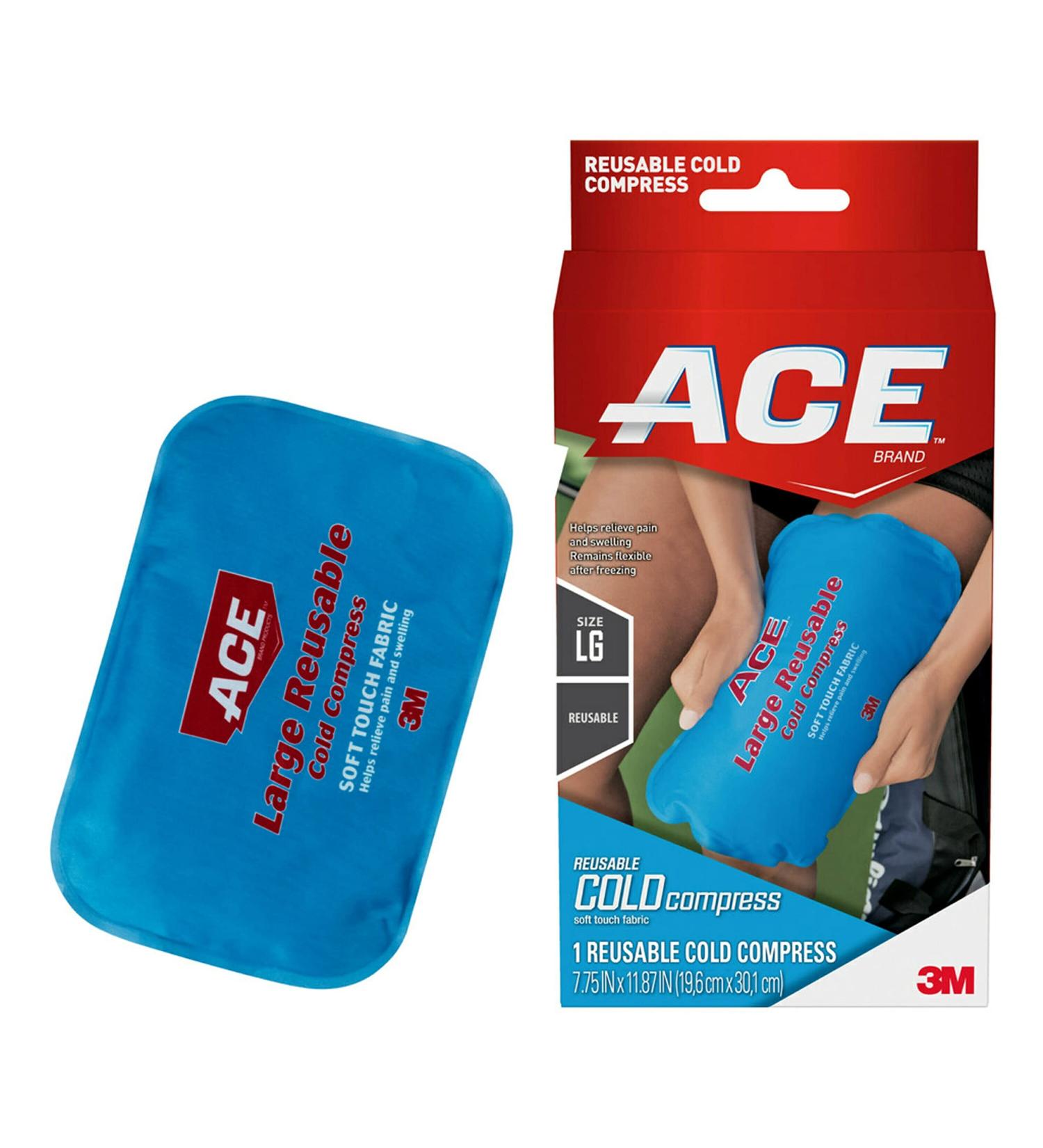 ACE Brand Large Blue Reusable Cold Compress - 1 Pack - Buy Online on GoSupps.com