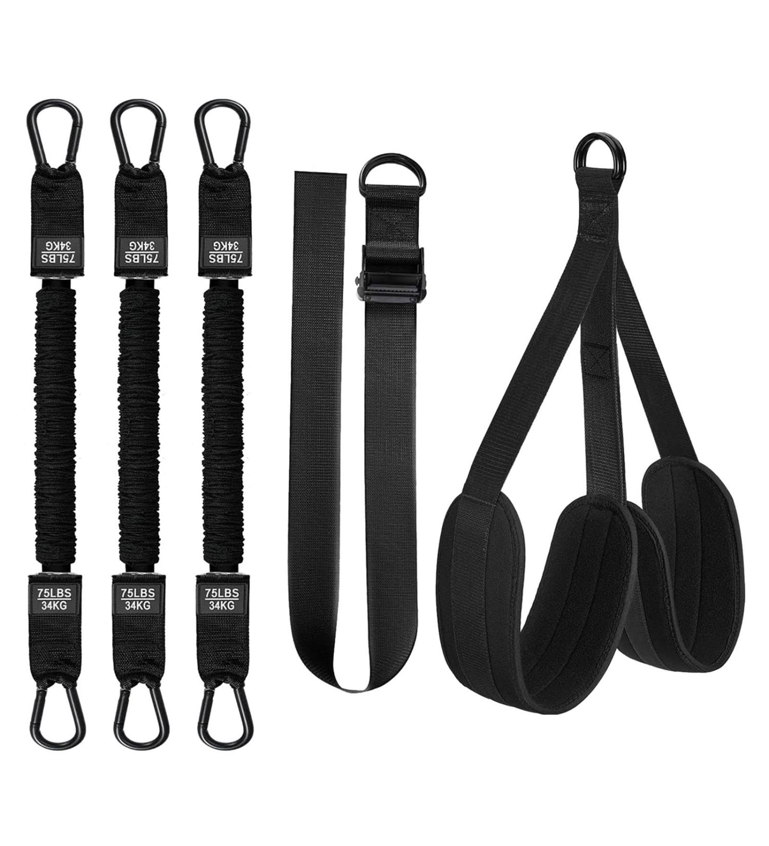 Pull Up Assistance Bands - 210 Pounds Pull Up Assistance Bands Set for Men & Women | Strength Training Fitness Tools | High Intensity Pull Up Band for Home Gym Black - Buy Online on GoSupps.com
