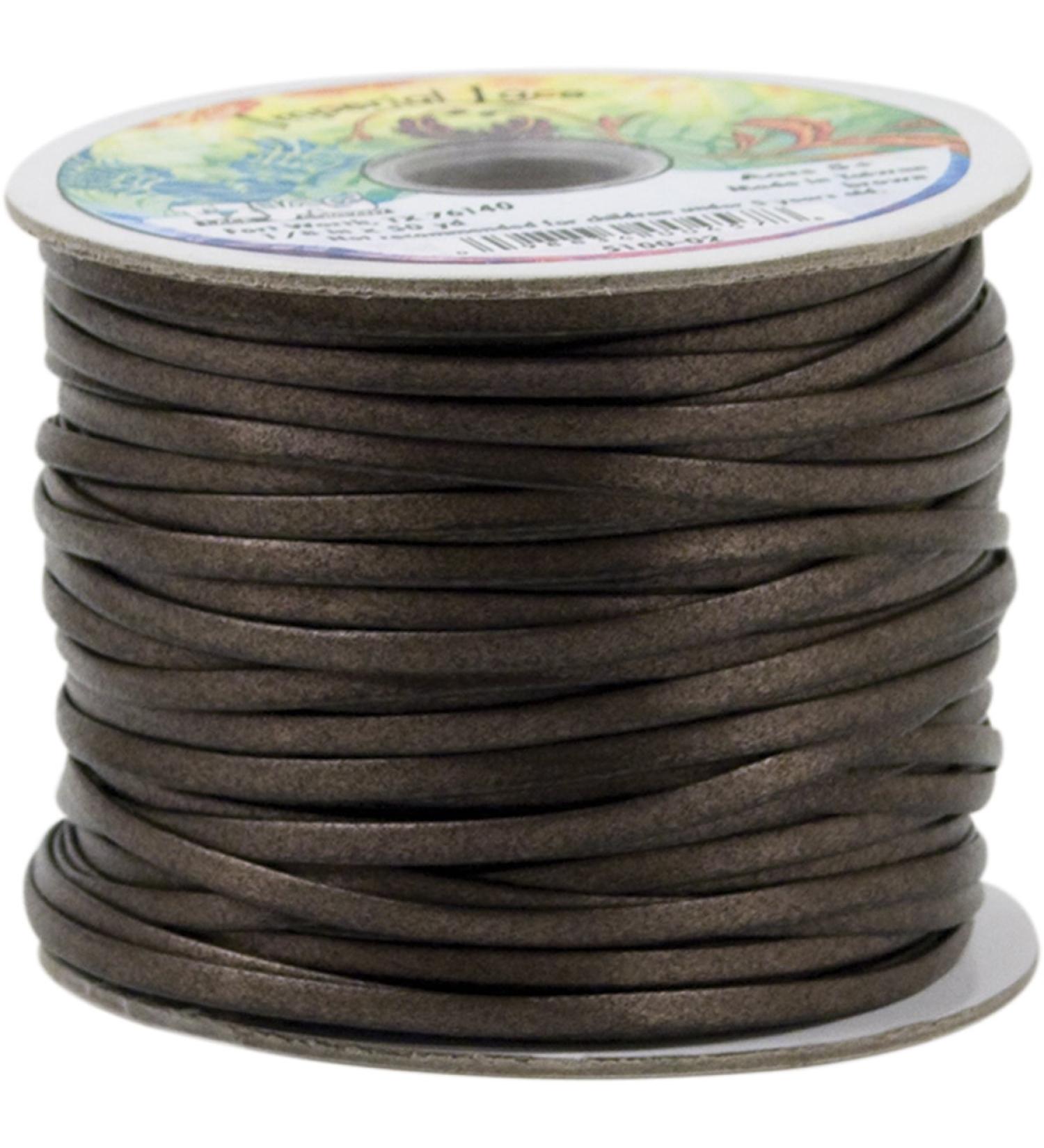 Tandy Leather Imperial Lace 1/8 x 50 yds (3 mm x 45.7 m) Brown 5100-02 Original Version