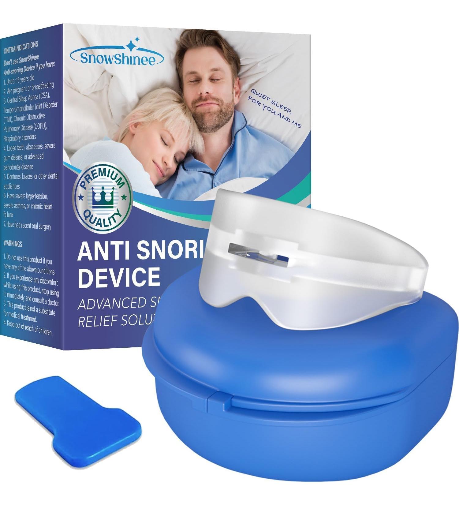 Anti Snoring Devices: Snoring Solution - Snoring Mouth Guard - Stop Snoring Devices - Anti Snoring Mouthpiece - Mouth Guard for Snoring - Night Guard for Grinding Teeth - Snore Guard Clear - Buy Online on GoSupps.com