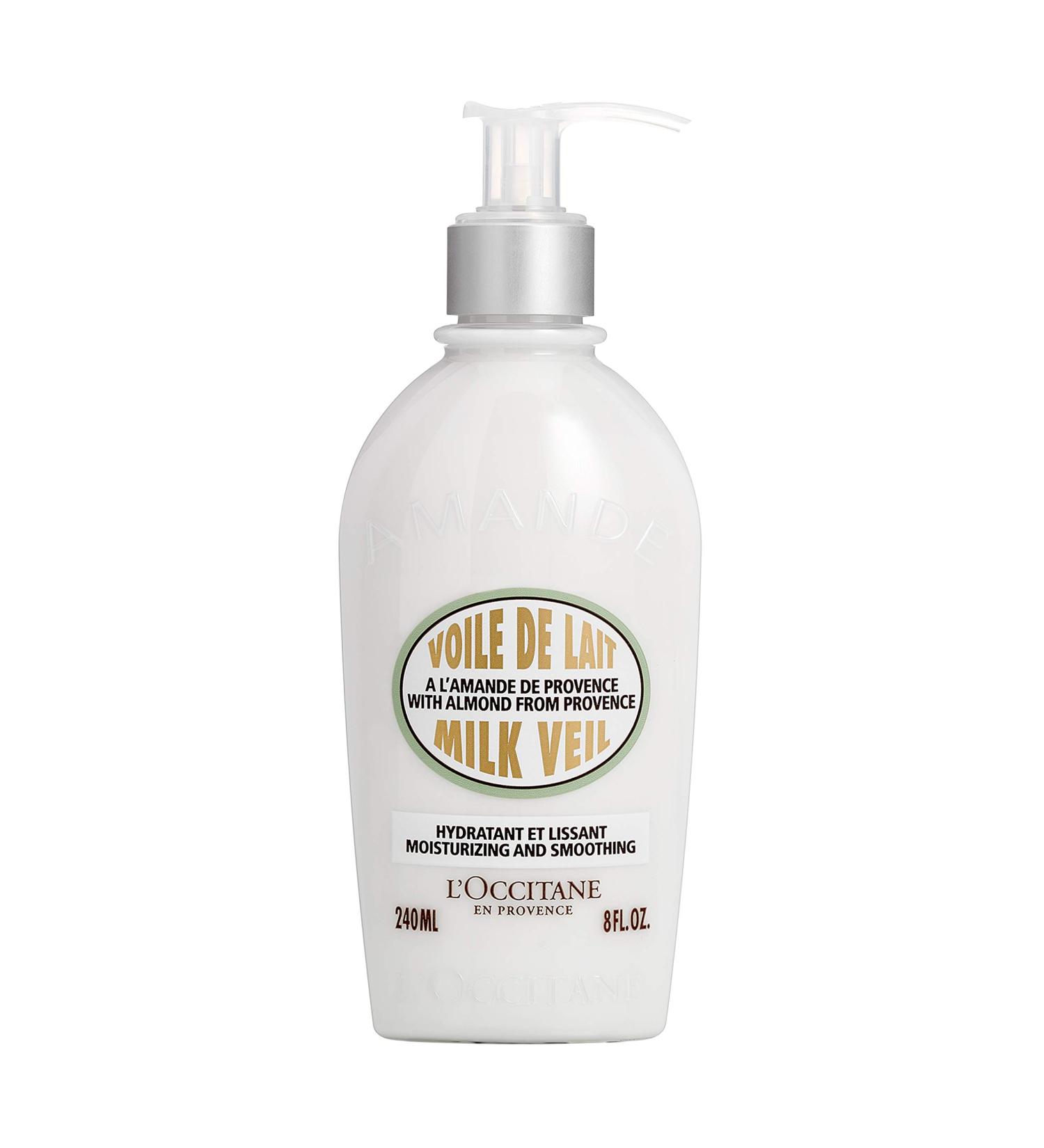 L'Occitane Almond Milk Veil Body Lotion - Hydrating Skin Formula 8 fl. Oz - Buy Online on GoSupps.com