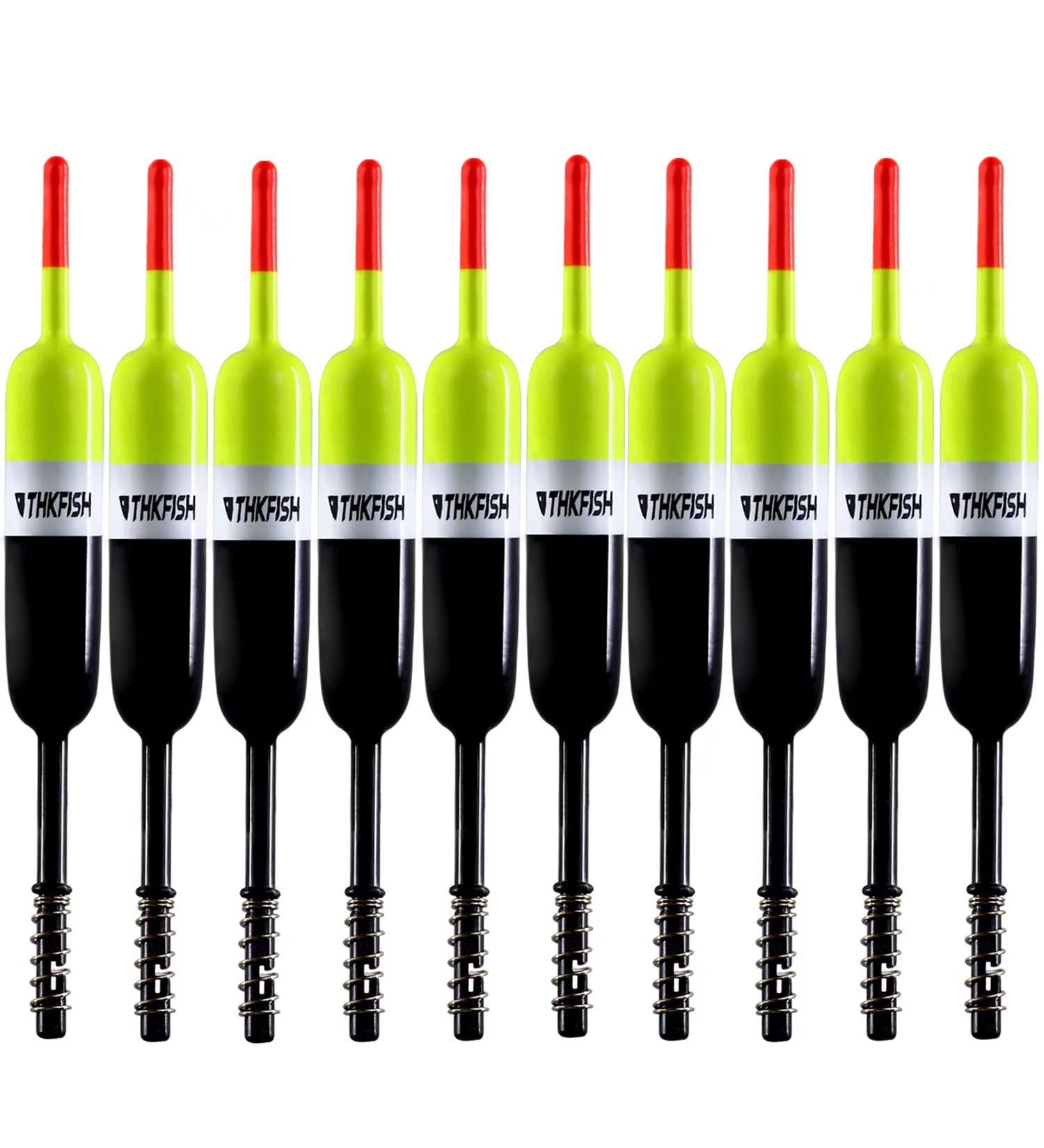 THKFISH Fishing Bobbers - Slip Bobbers for Crappie Fishing - 10pcs (2.5 X0.59 X5.4 ) - Buy Online on GoSupps.com