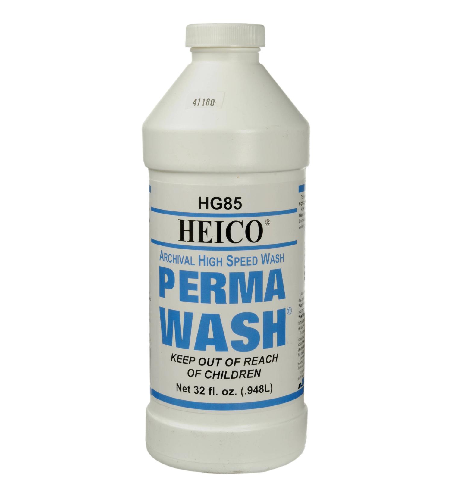 Heico Perma-Wash, Archival Black & White Film and Paper Pre-Wash, 1 Qt. Makes 11 Gallons