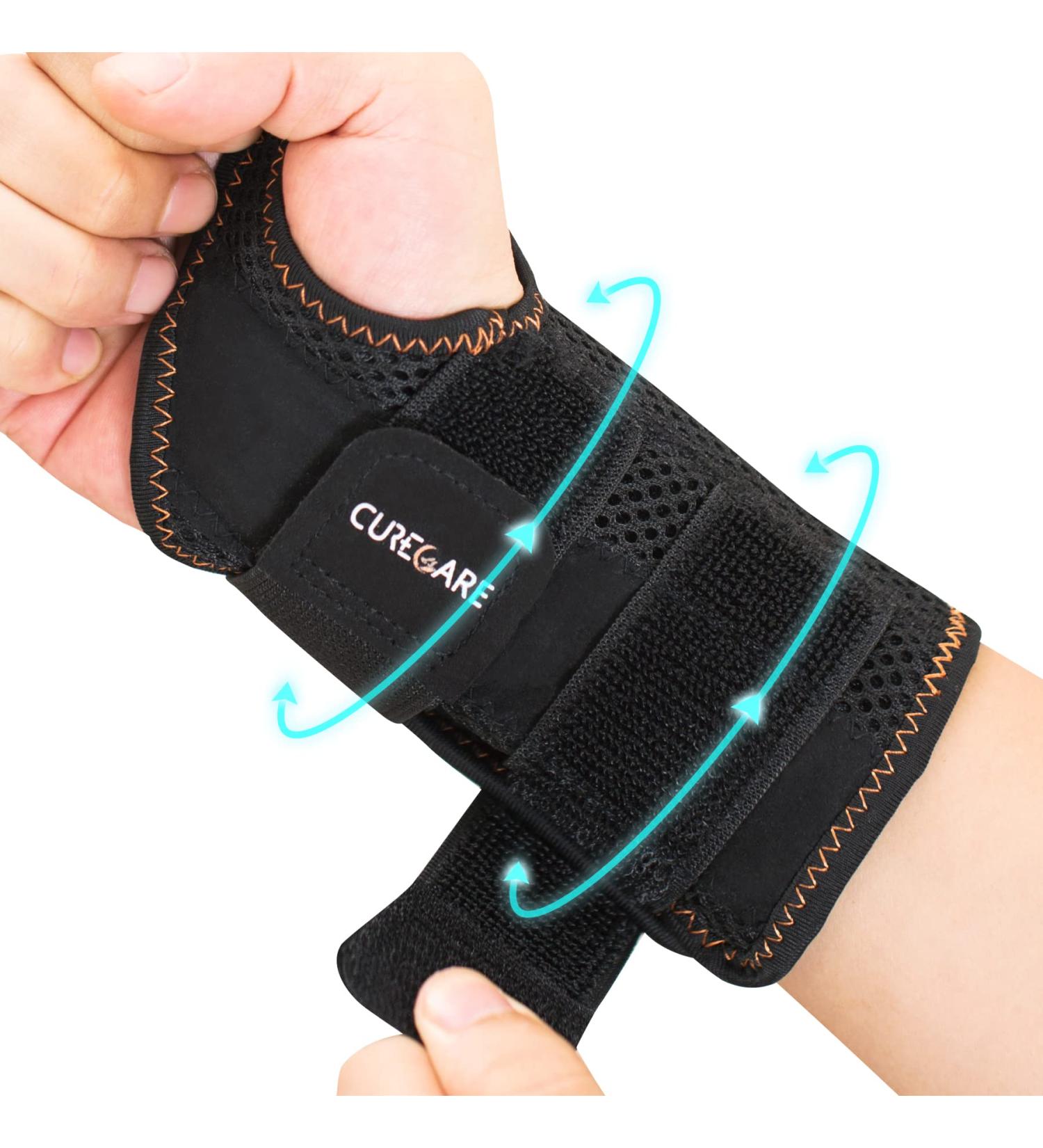 Breathable Carpal Tunnel Wrist Brace for Men & Women - Adjustable Night Support for Tendonitis, Arthritis - S/M Right Hand - Buy Online on GoSupps.com
