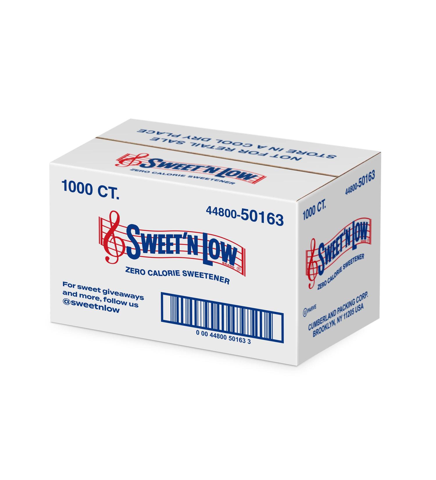 SweetN Low Zero Calorie Sweetener | No Added Flavors or erythritol | Saccharin-Based Sweetener  Bulk Sugar Substitutes | Vegan  Gluten-Free. Sugar Packets for Coffee  Hot/Cold Beverages  Cooking  Baking | 1000 Sweetener Packets - Buy Online on GoSupps.com