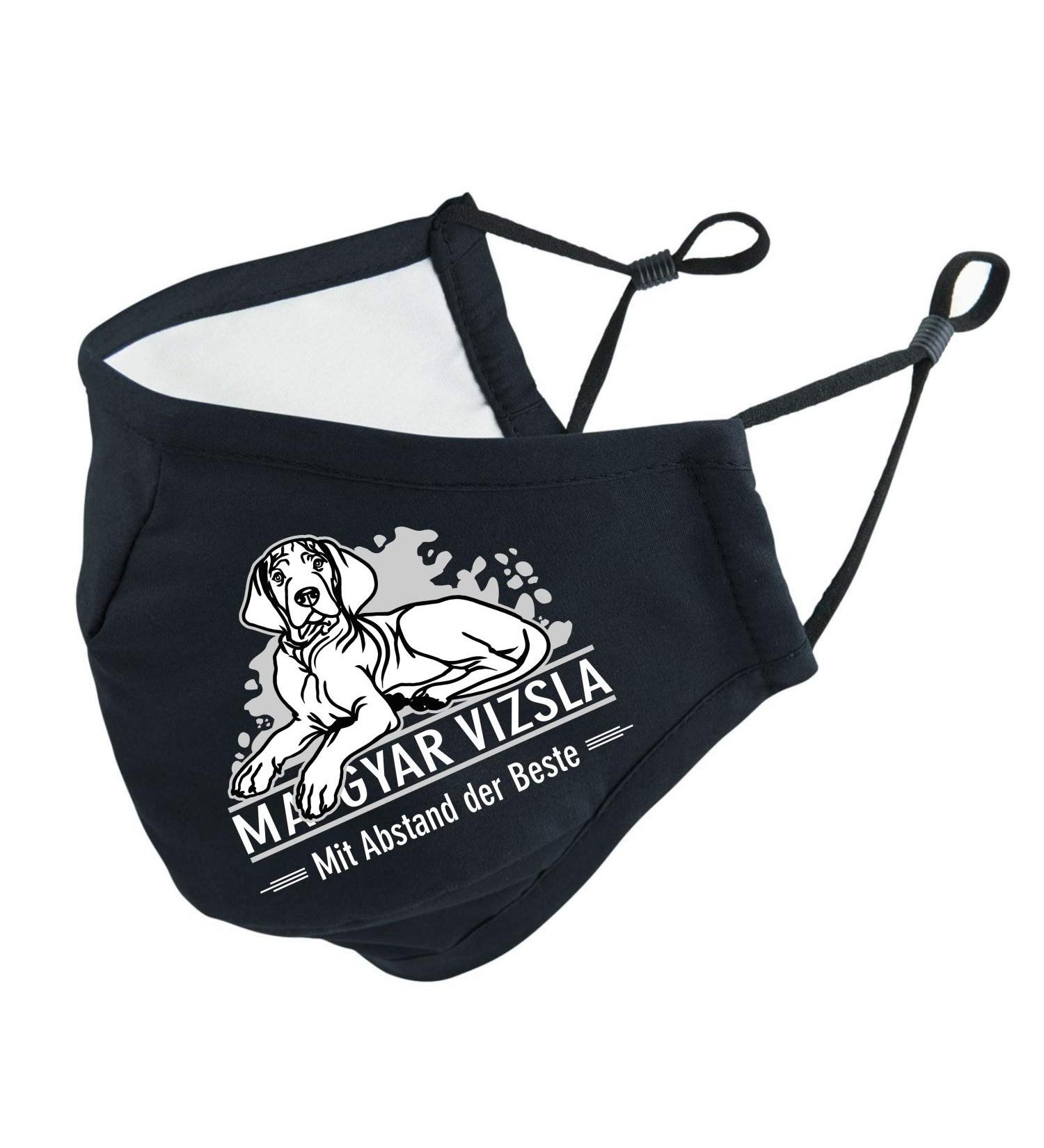 Buy Magyar Vizsla Face Mask - Best Hungarian Pointer Makeshift Cover in Black | Shop Internationally - Buy Online on GoSupps.com