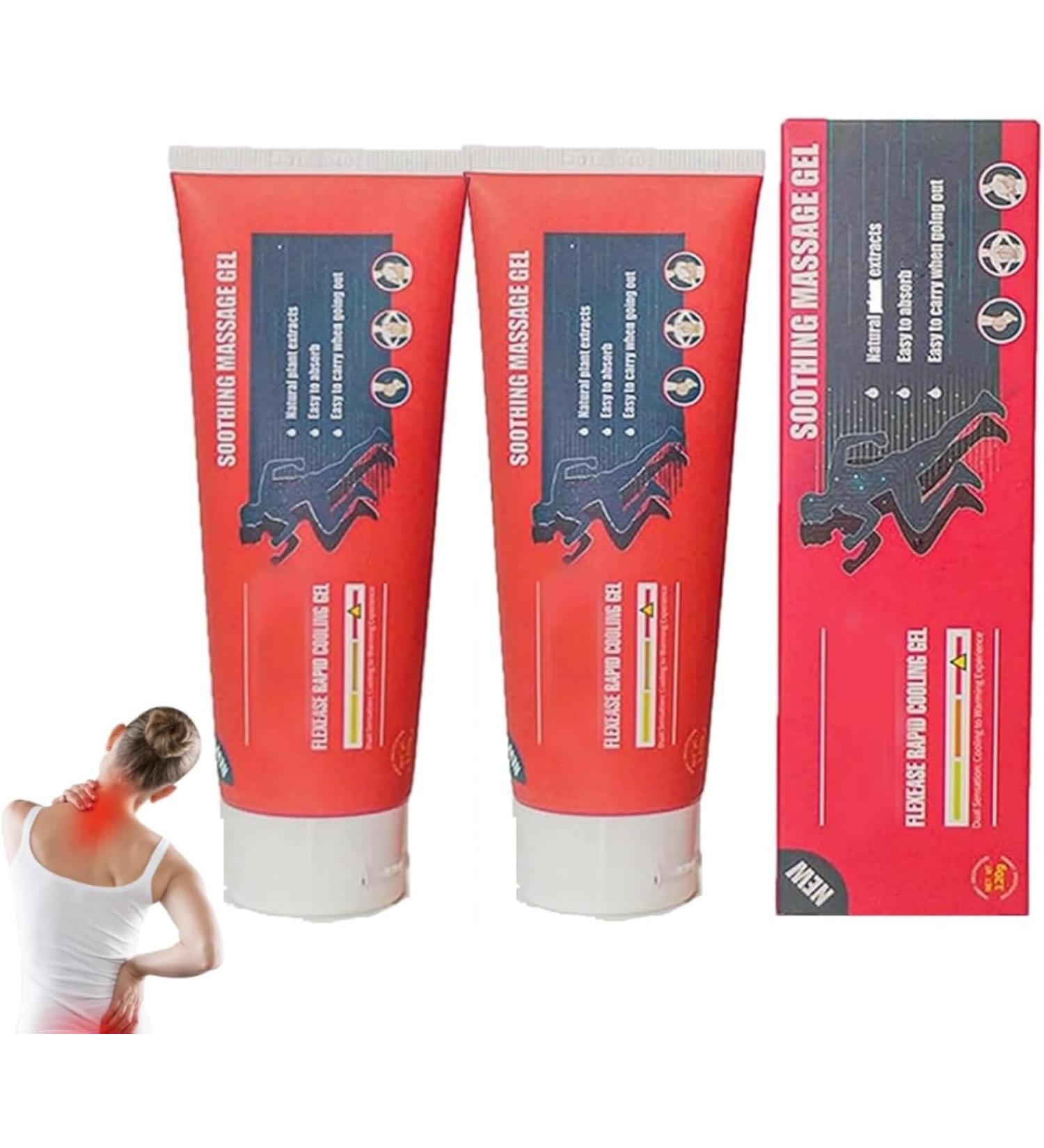 Gel de massage apaisant pour les articulations gel de soulagement avanc et cr me de massage apaisante cr me de massage apaisante cr me musculaire rapide soutien musculaire rapide pour genou 2 - Buy Online on GoSupps.com