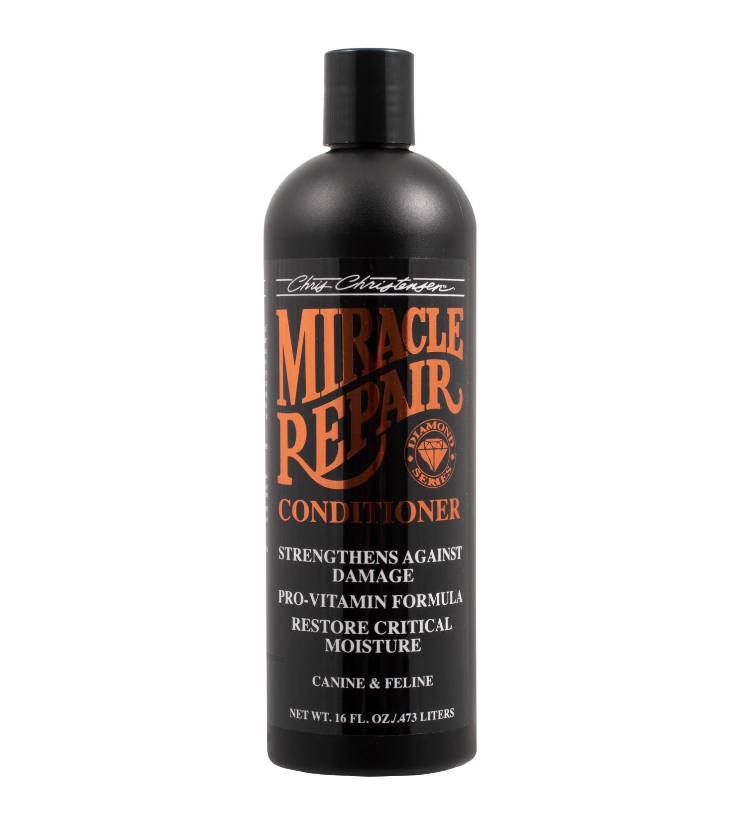 Chris Christensen Diamond Series Miracle Repair Conditioner - Professional Dog Care for Smooth Fur | 473ml - Long-Lasting & Deep Repair Formula - Buy Online on GoSupps.com
