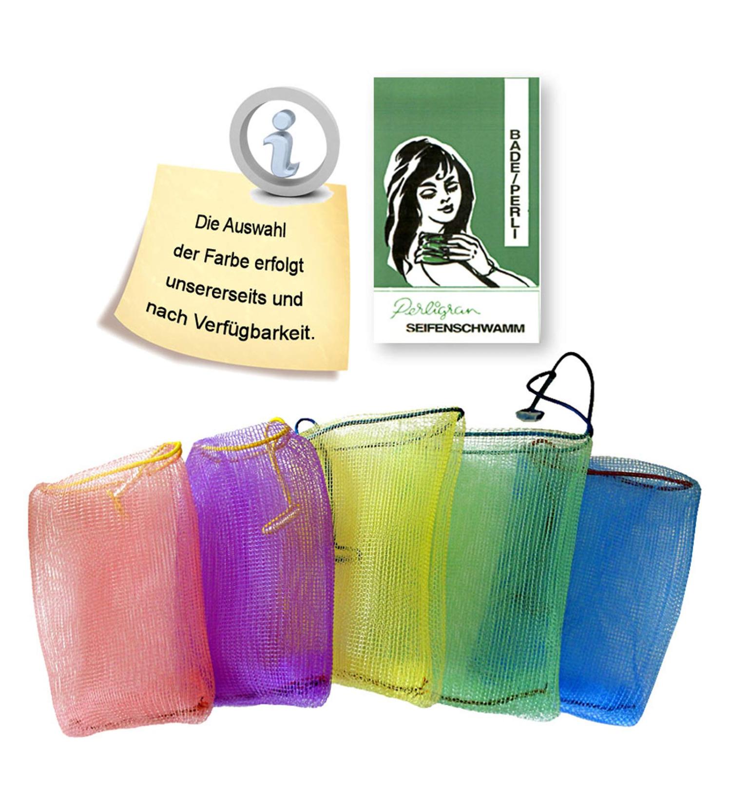 5-Piece Perligran Soap Bag Set - Bathing Net & Sponge for Body Care | International Shipping - Buy Online on GoSupps.com