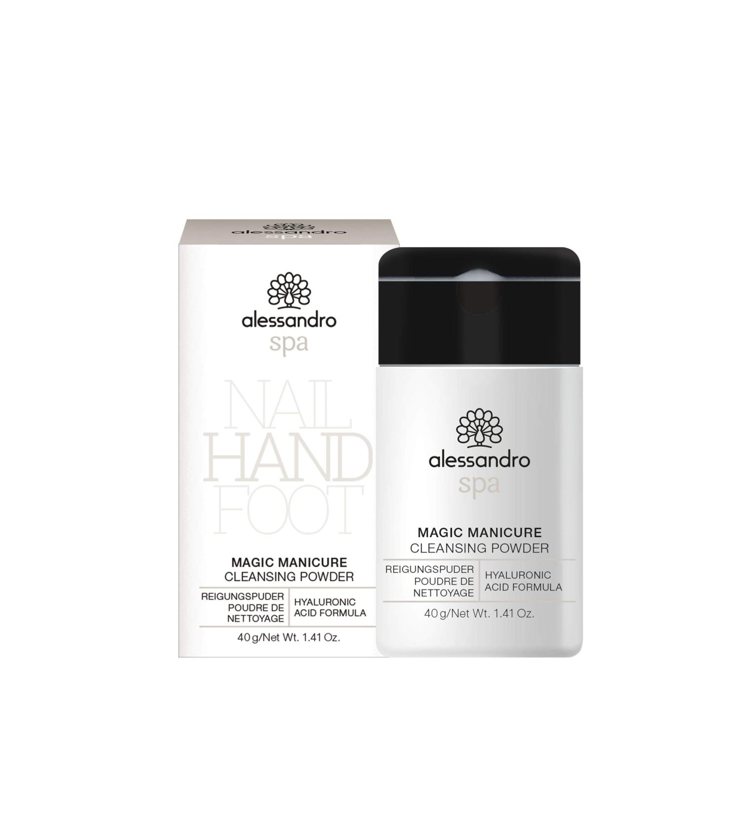 Alessandro Magic Manicure Cleansing Powder - 40g | Premium Nail Care Powder for Flawless Cleanliness | Shop Internationally - Buy Online on GoSupps.com