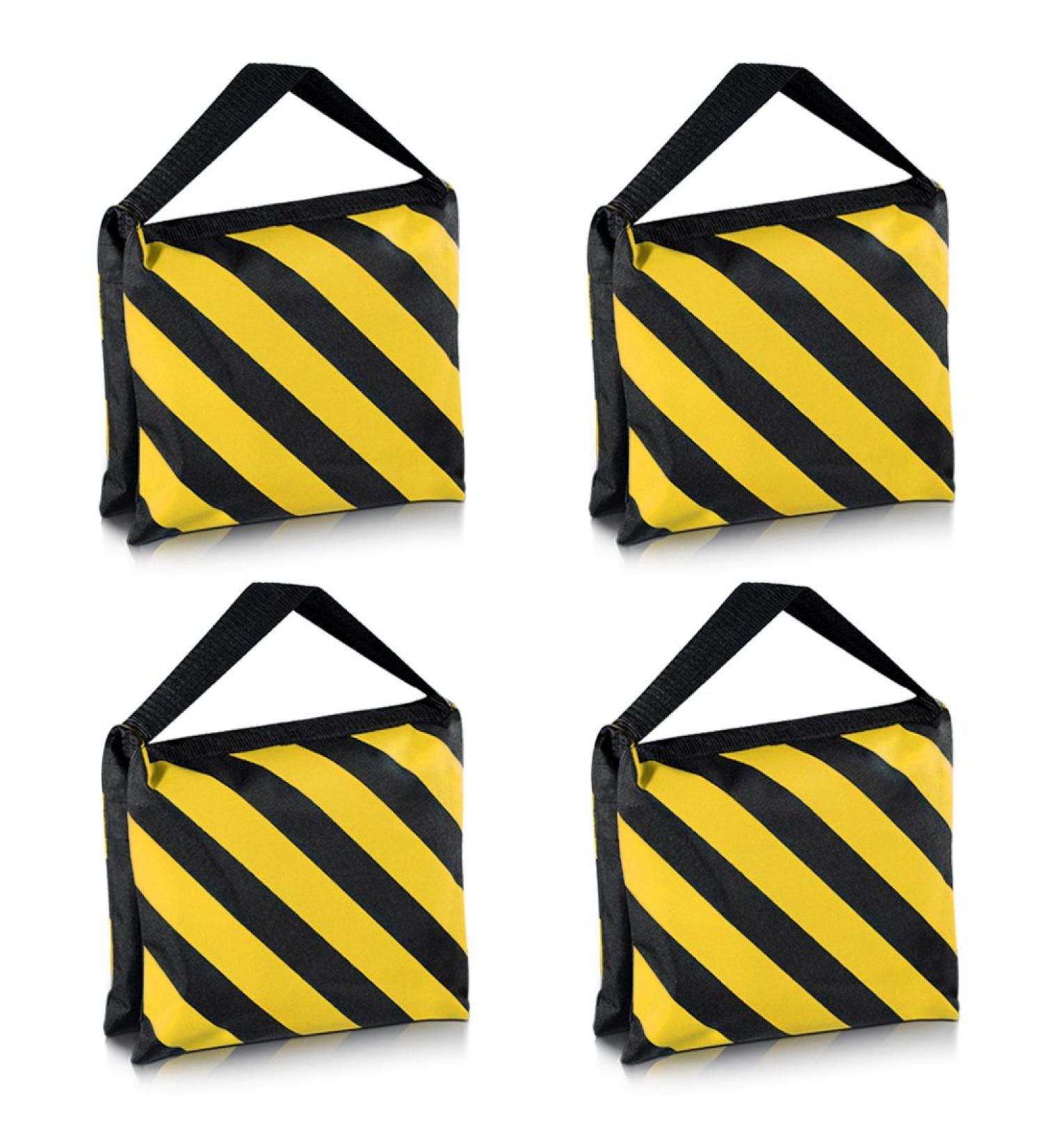 NEEWER 4 Pack Yellow Sandbags for Photography - Heavy Duty Sandbags for Light Stands, Boom Arms, Tripods - Buy Online on GoSupps.com