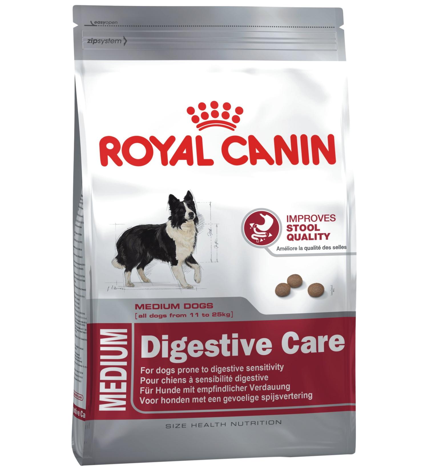 ROYAL CANIN Medium Digestive Care Dog Food 15 kg Variety 15 kg (Pack of 1)