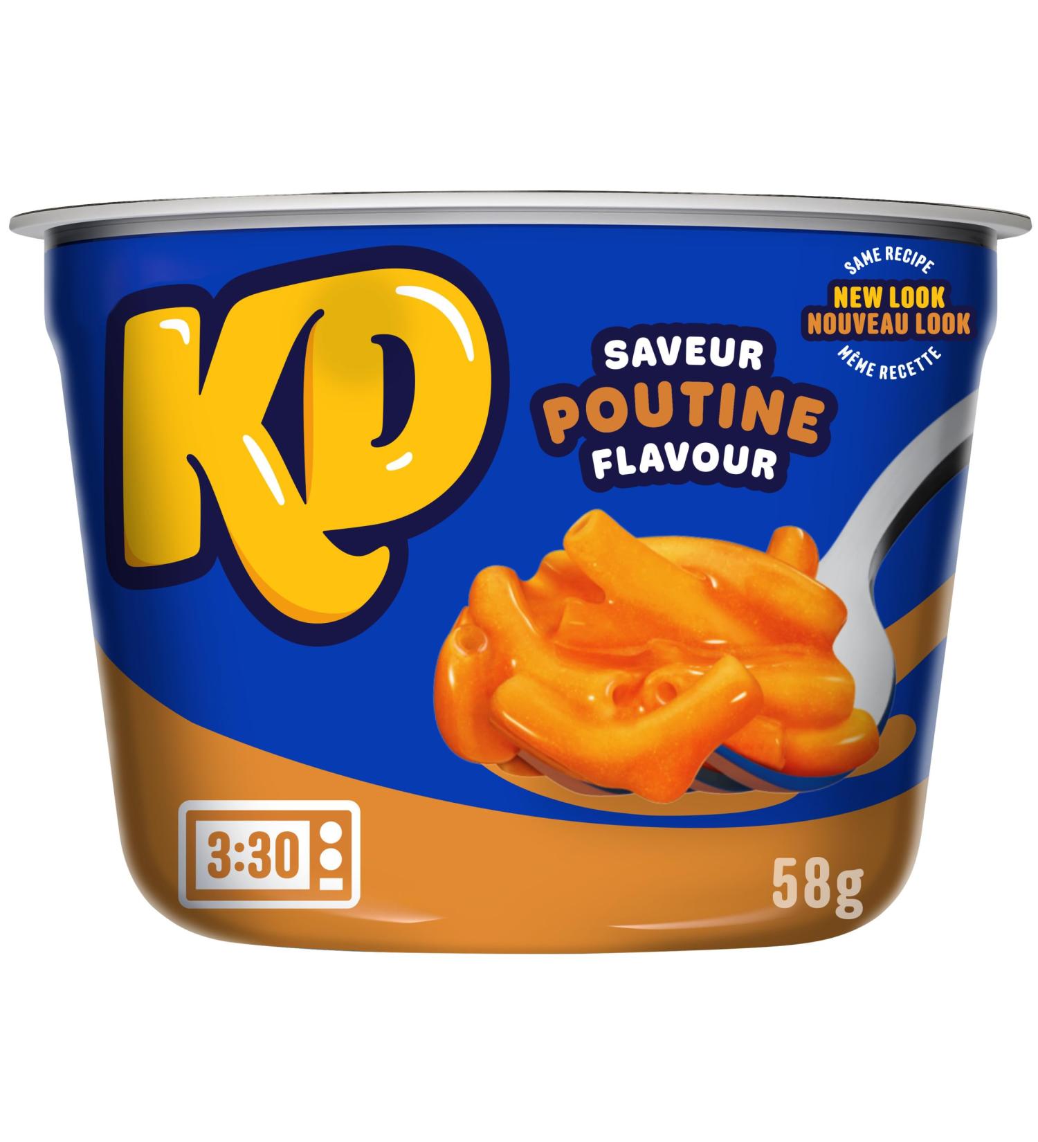 KD Kraft Dinner Poutine Macaroni & Cheese Snack Cups 58g (Pack of 10) Poutine 58 g (Pack of 10) - Buy Online on GoSupps.com