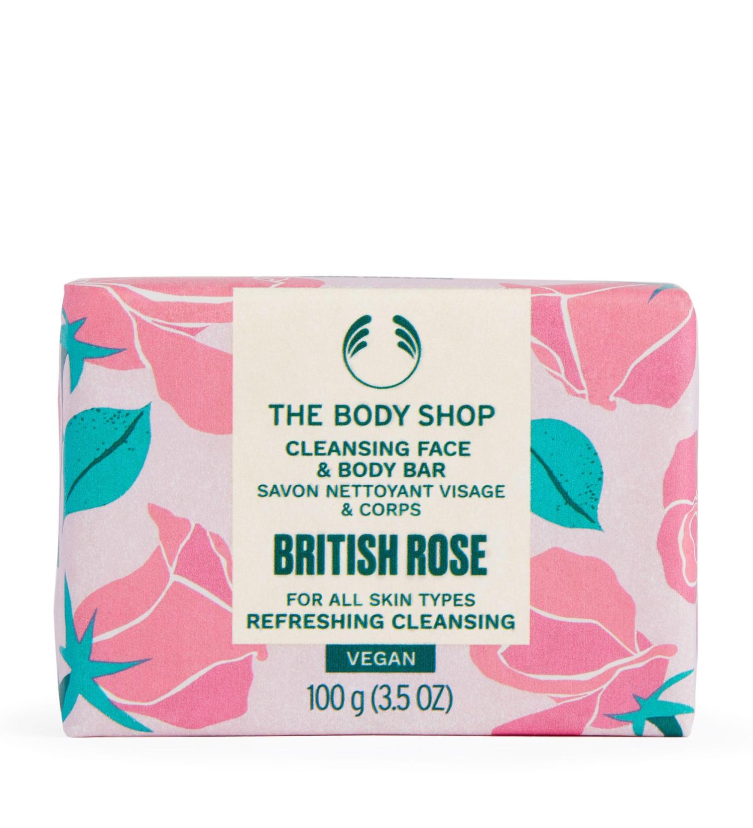 Buy The Body Shop British Rose Exfoliating Soap 3.5 oz | Best International Shipping & Natural Skincare - Buy Online on GoSupps.com
