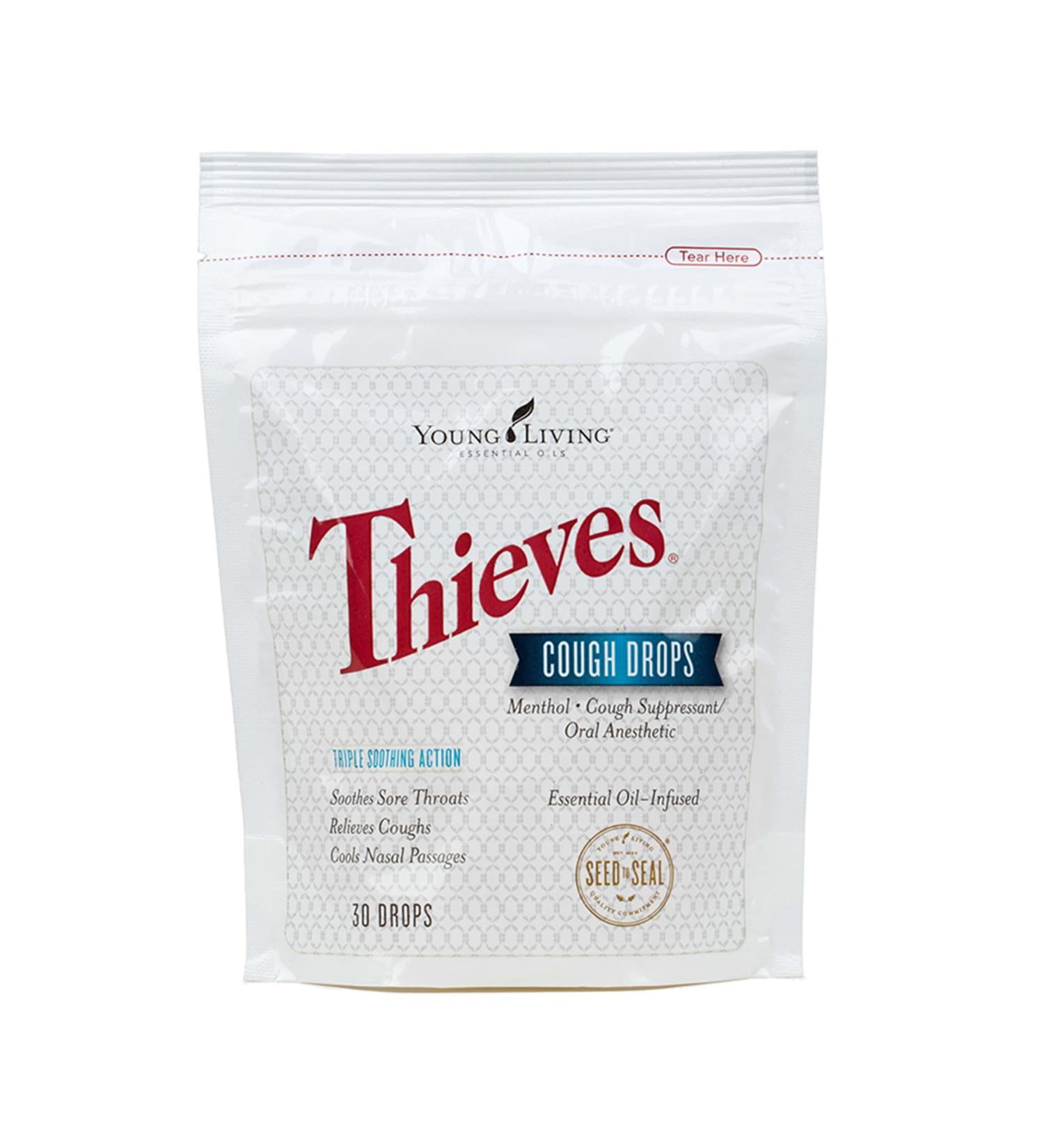 Young Living Thieves Cough Drops - All Natural Essential Oil Infused Remedy - International Shipping Available - Buy Online on GoSupps.com