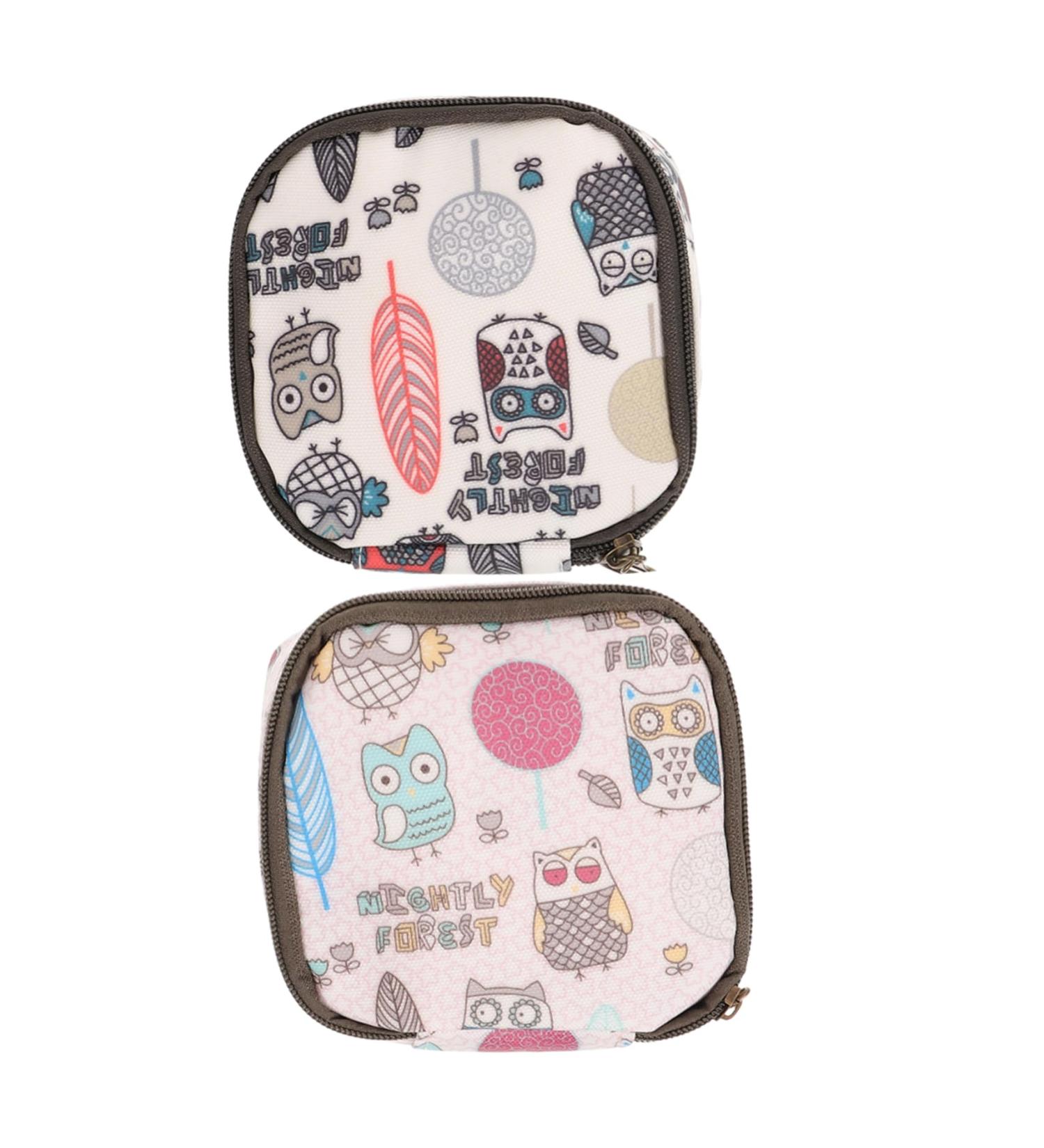 Buy Healeved 2-in-1 Tampon Holder & Storage Bag | Compact Handbag Organizer for Period Products & Travel | Women's Cotton & Laminated Design - Buy Online on GoSupps.com