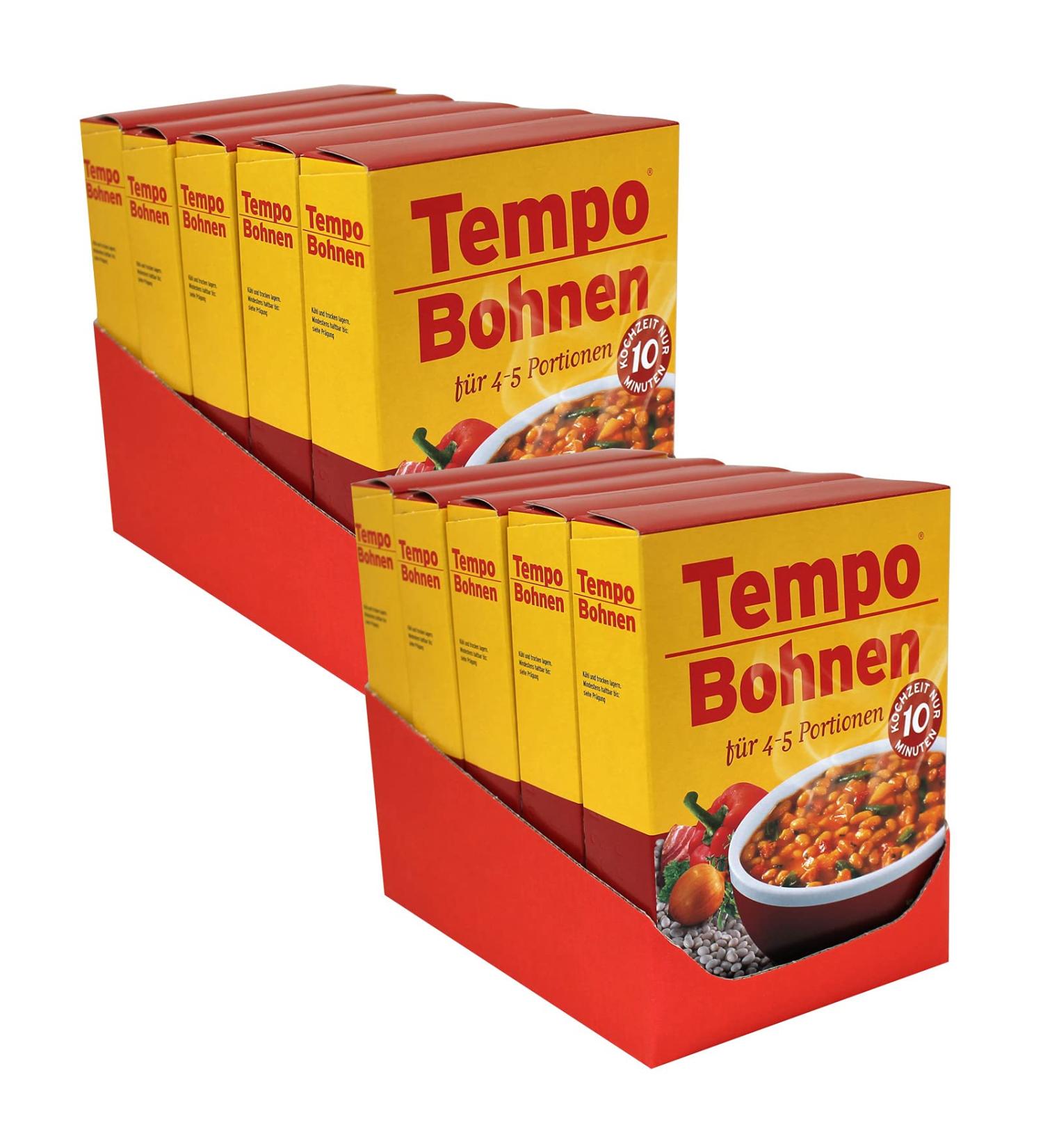Buy 10 Packing Tempo Beans (10 x 225g) - Premium Quality Fast International Shipping - Buy Online on GoSupps.com