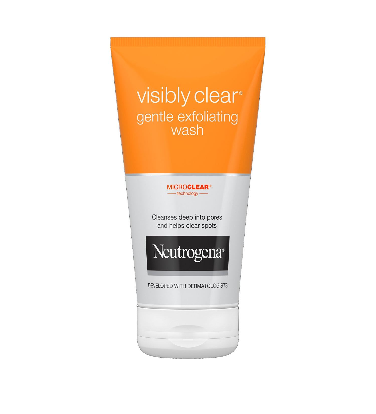 Neutrogena Visibly Clear Gentle Exfoliating Wash 150 ml - Buy Online on GoSupps.com