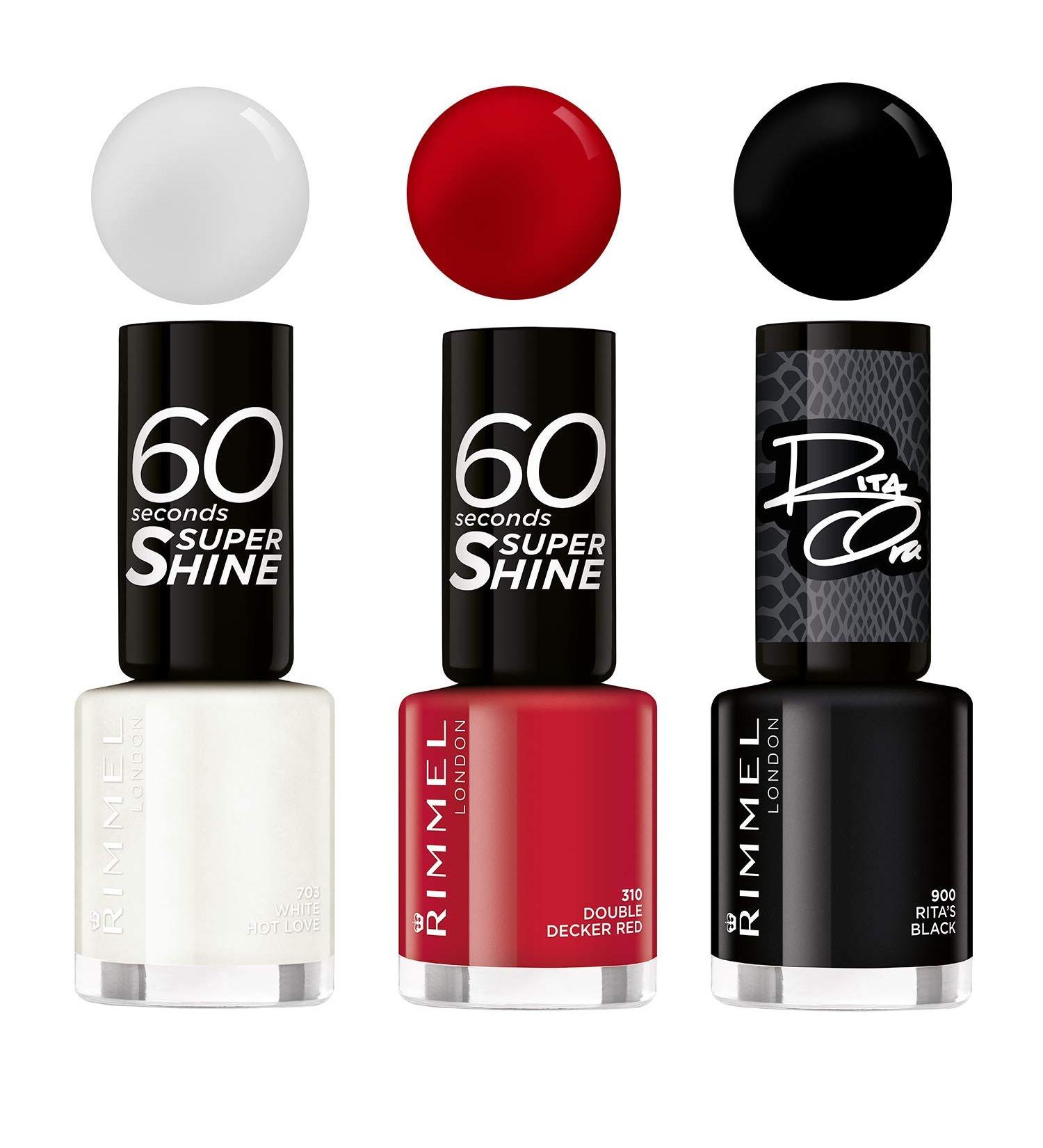 Rimmel London 60 Seconds: The Classic Trio Nail Classic Trio - Buy Online on GoSupps.com