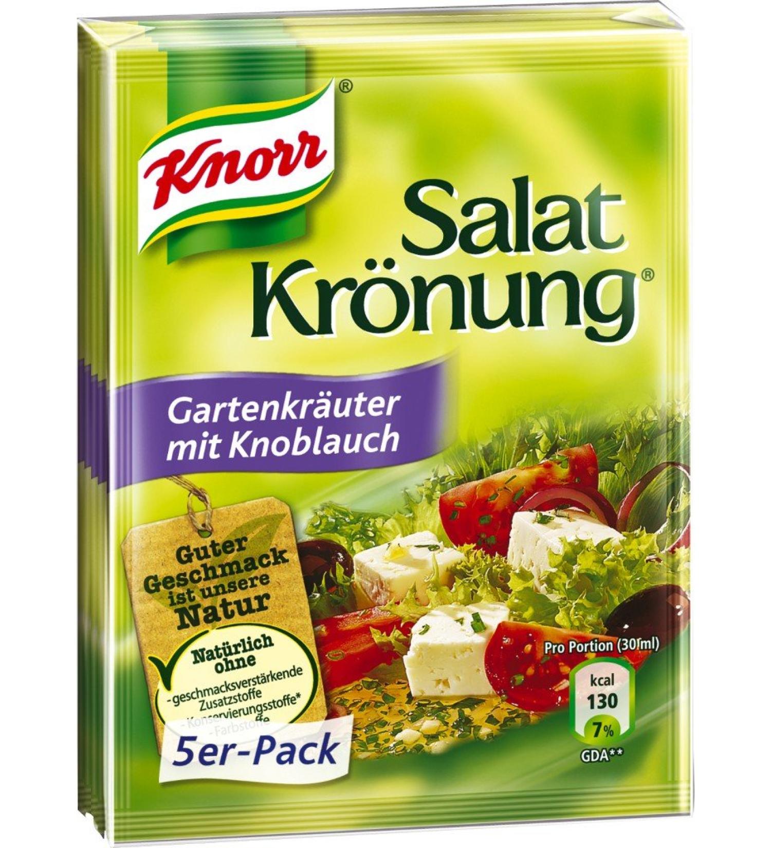 Knorr Garden Herbs with Garlic Salad Dressing - 5 Pcs